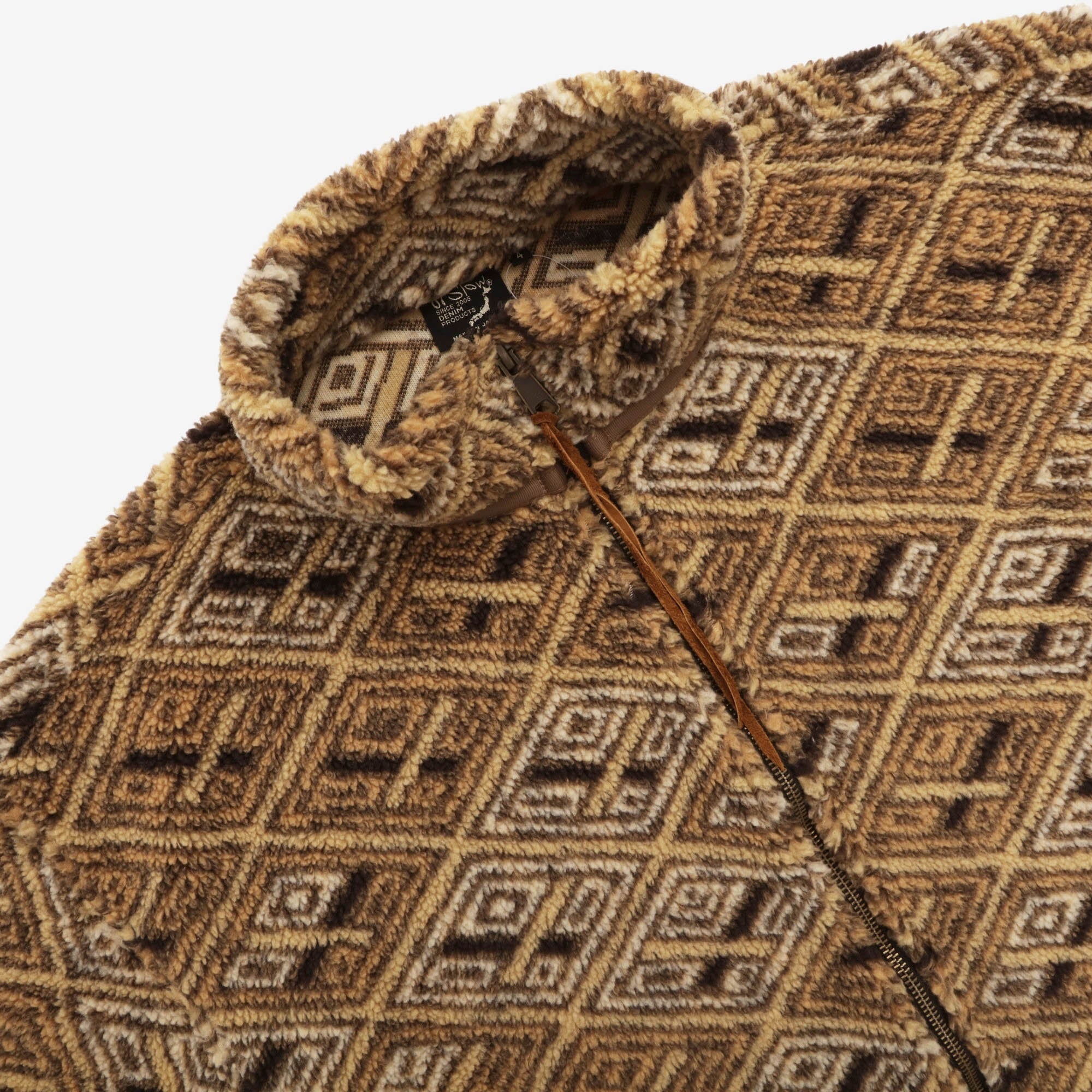 Boa Jacquard Fleece Jacket