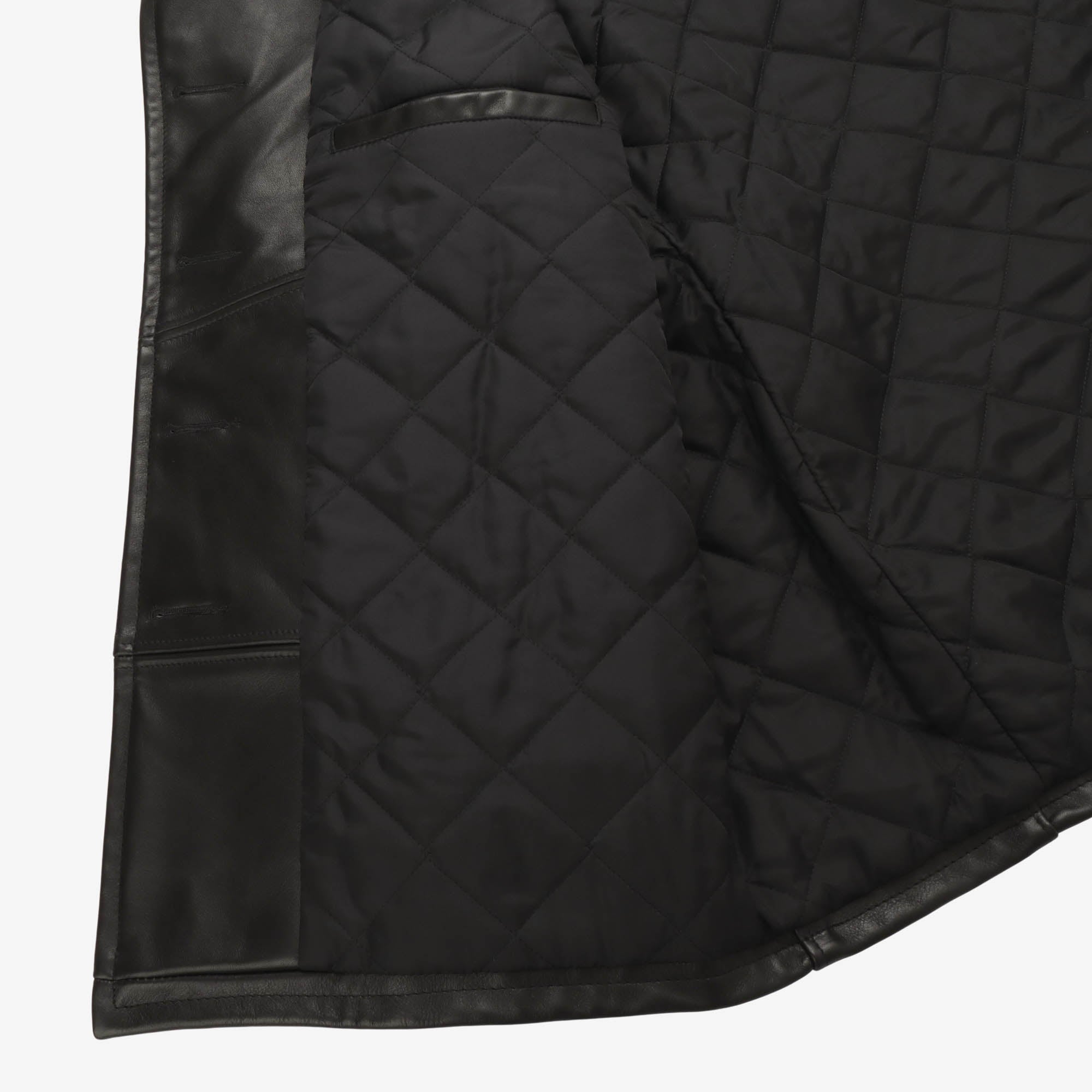 Leather Naval Peacoat