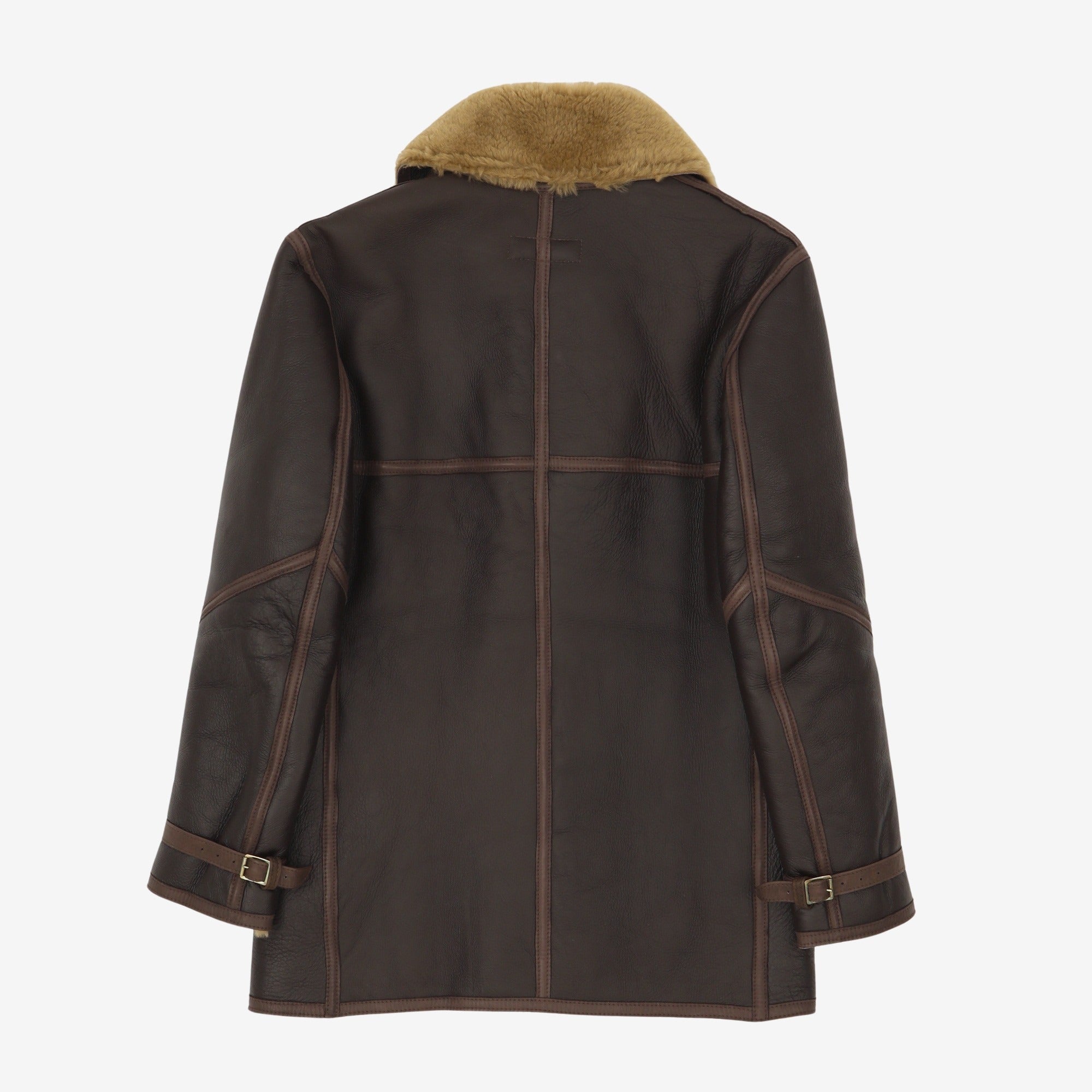 Sheepskin Aviator Peacoat
