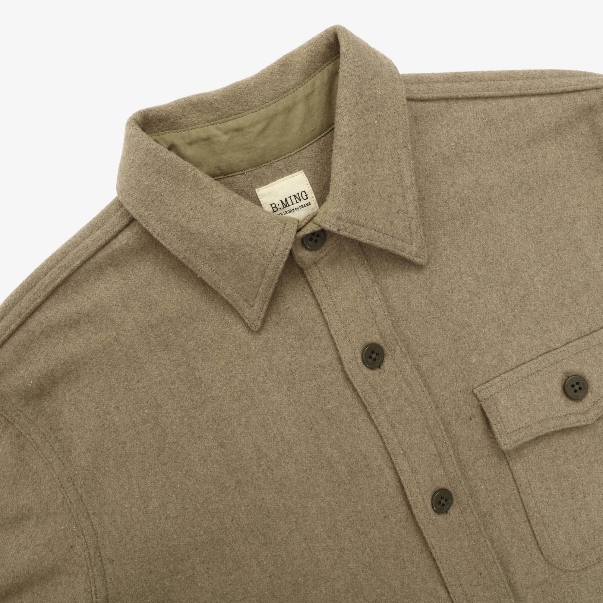 Wool 3 Pocket Overshirt (B:Ming)