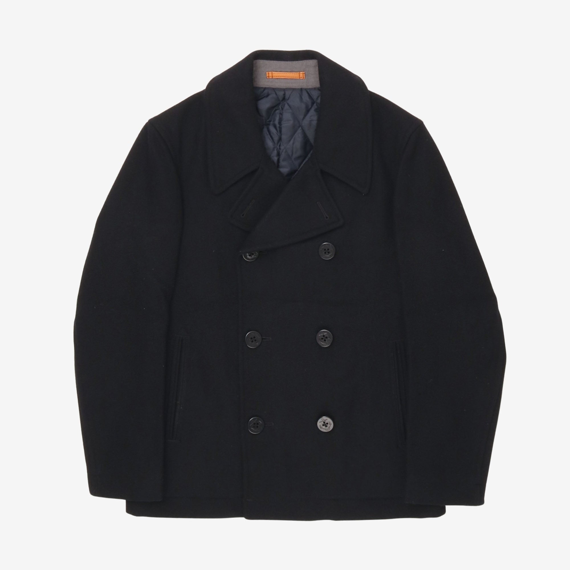 Quilt Lined Peacoat