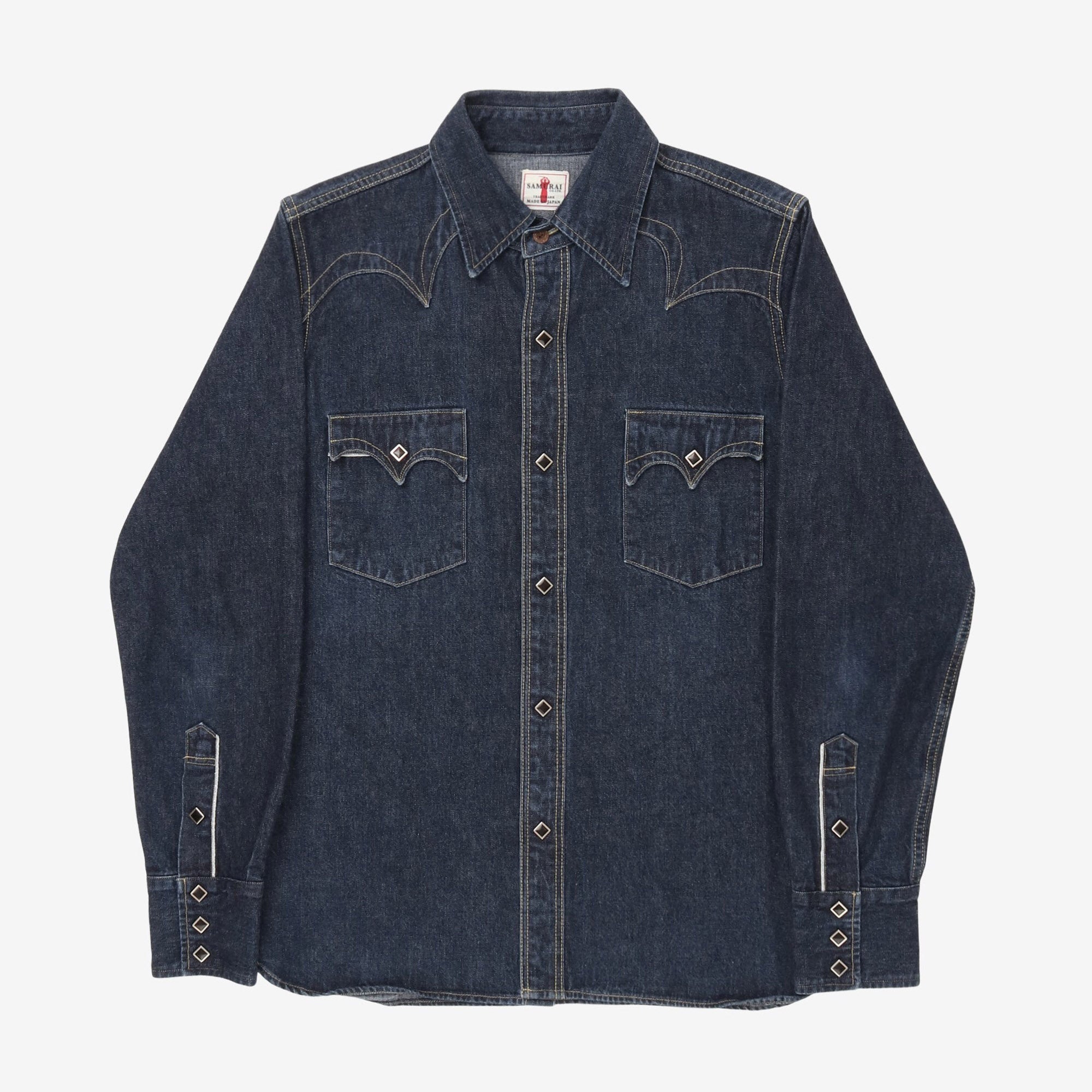 Selvedge Denim Western Shirt