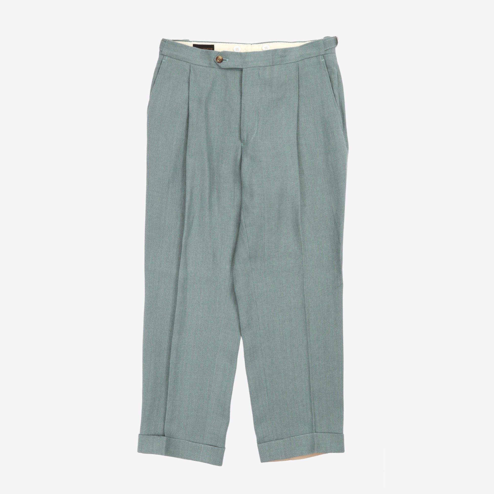 Pleated Linen Trouser (32W x 26.5L)