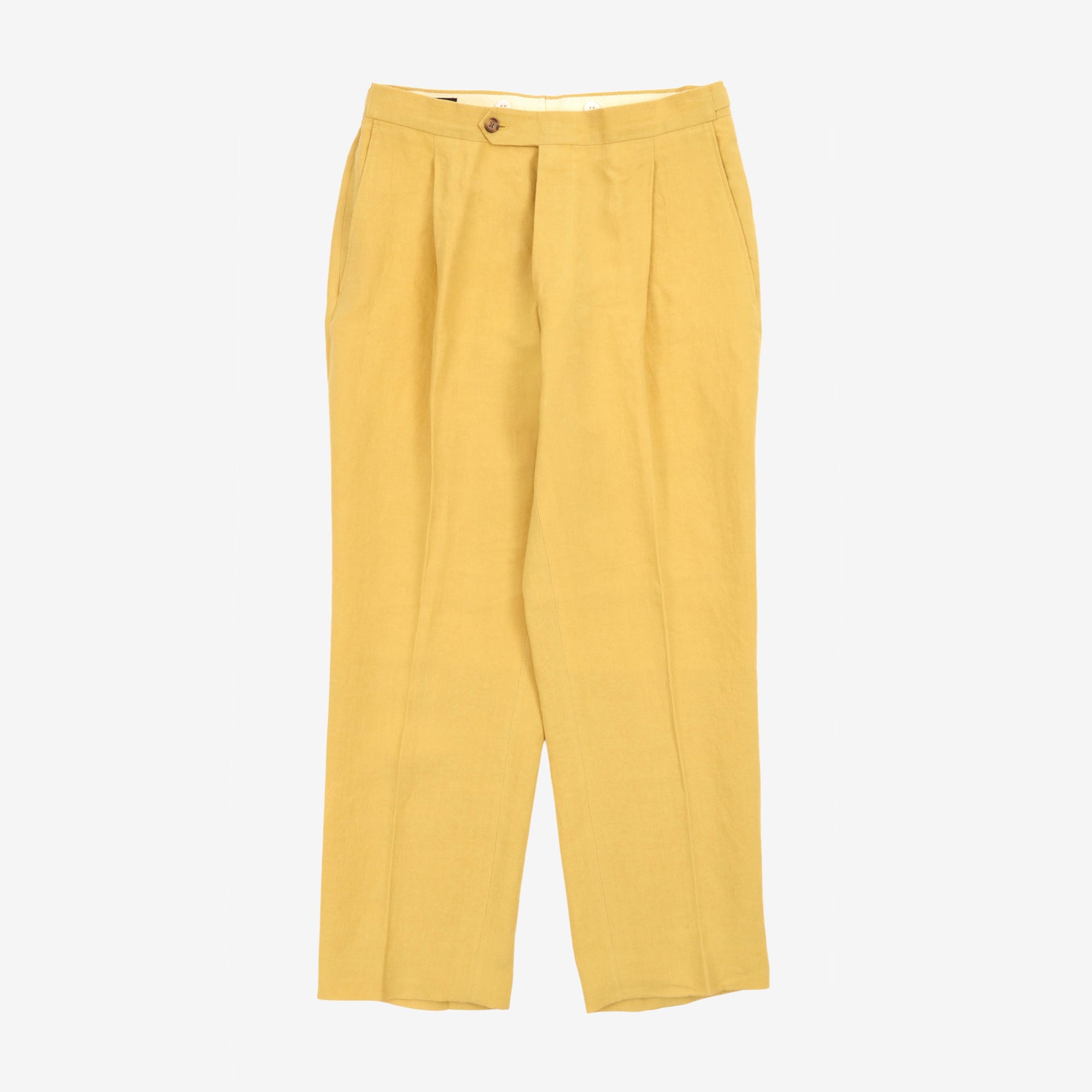 Pleated Linen Trouser (32W X 27.5L)