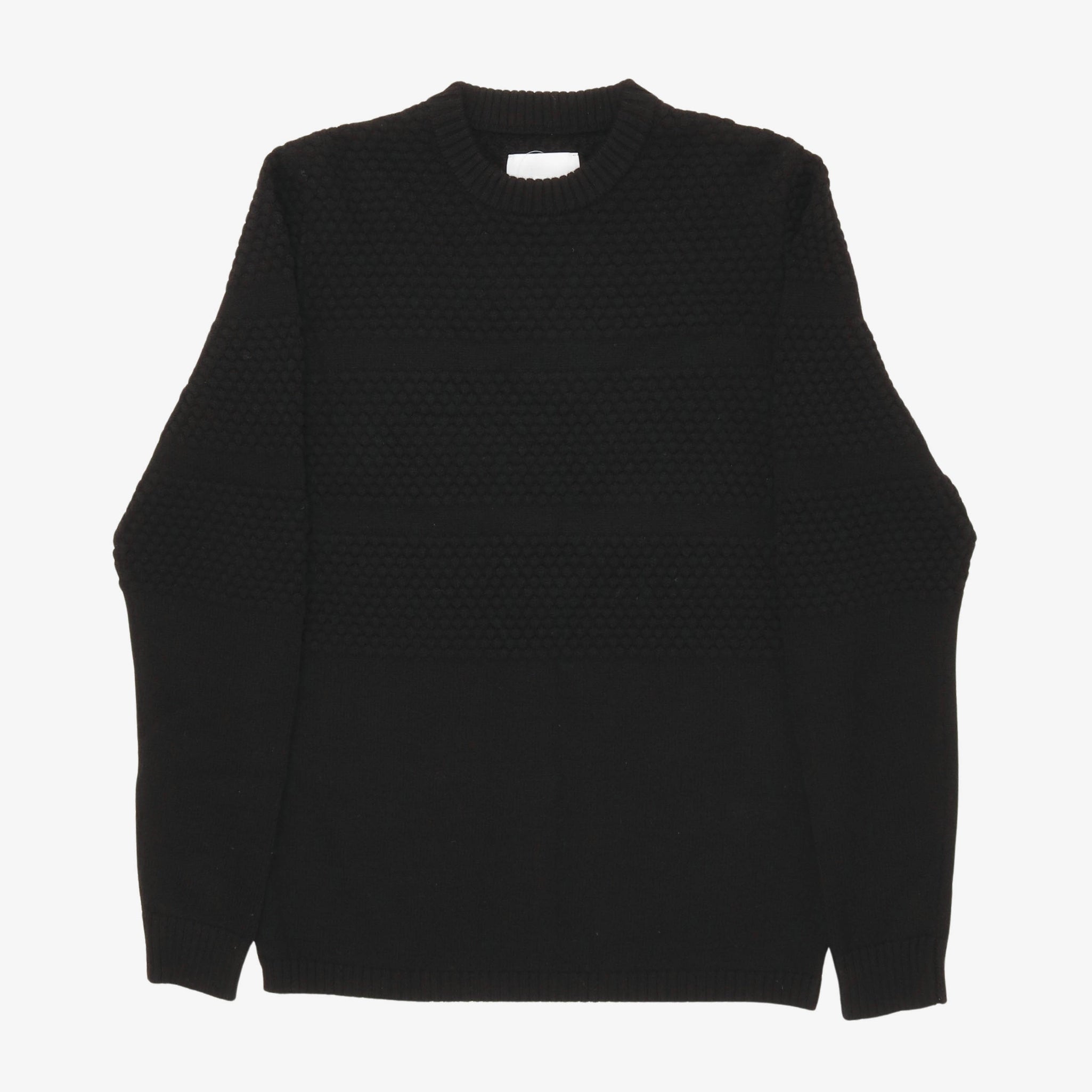 Chunky Textured Crewneck Sweater (Sample)