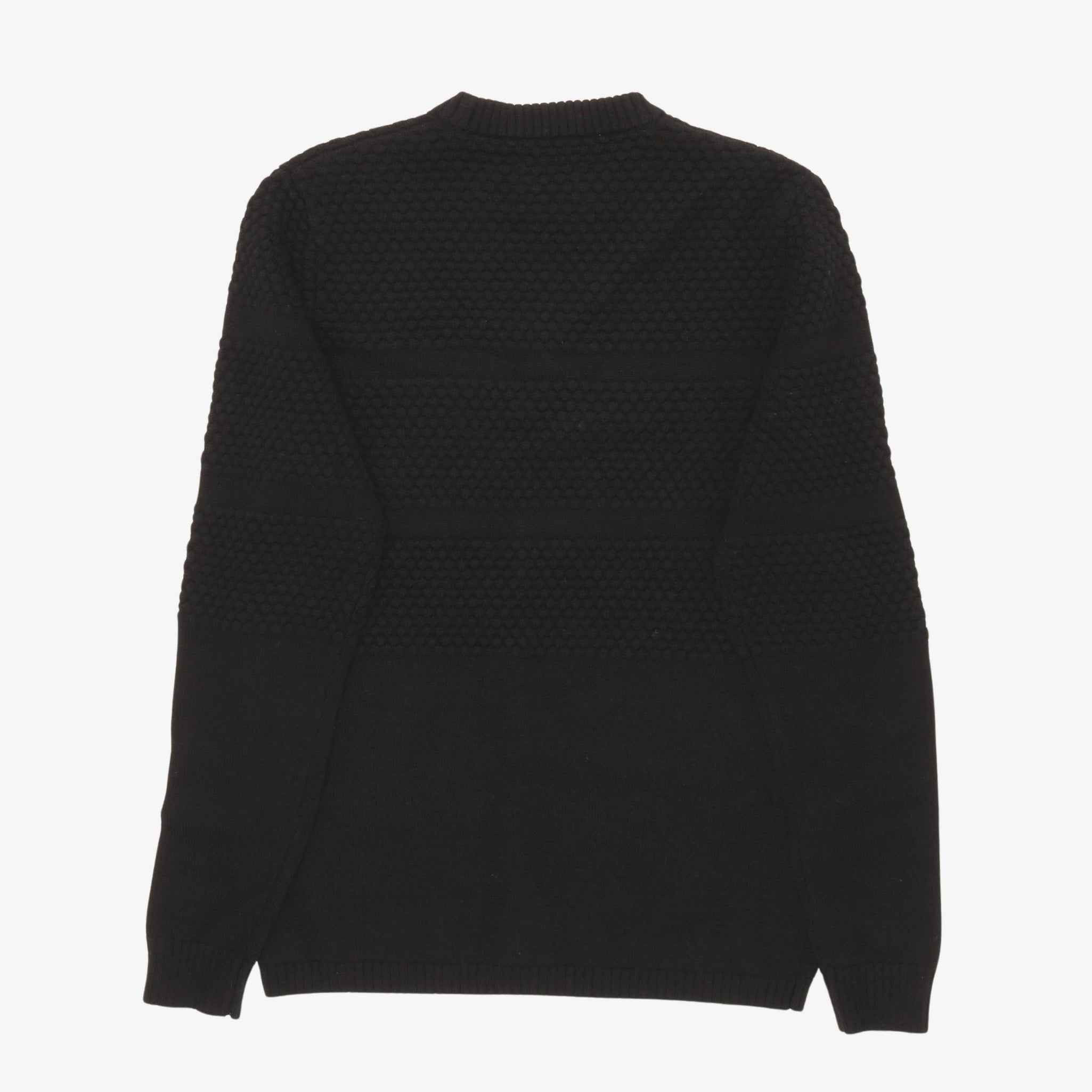 Chunky Textured Crewneck Sweater (Sample)