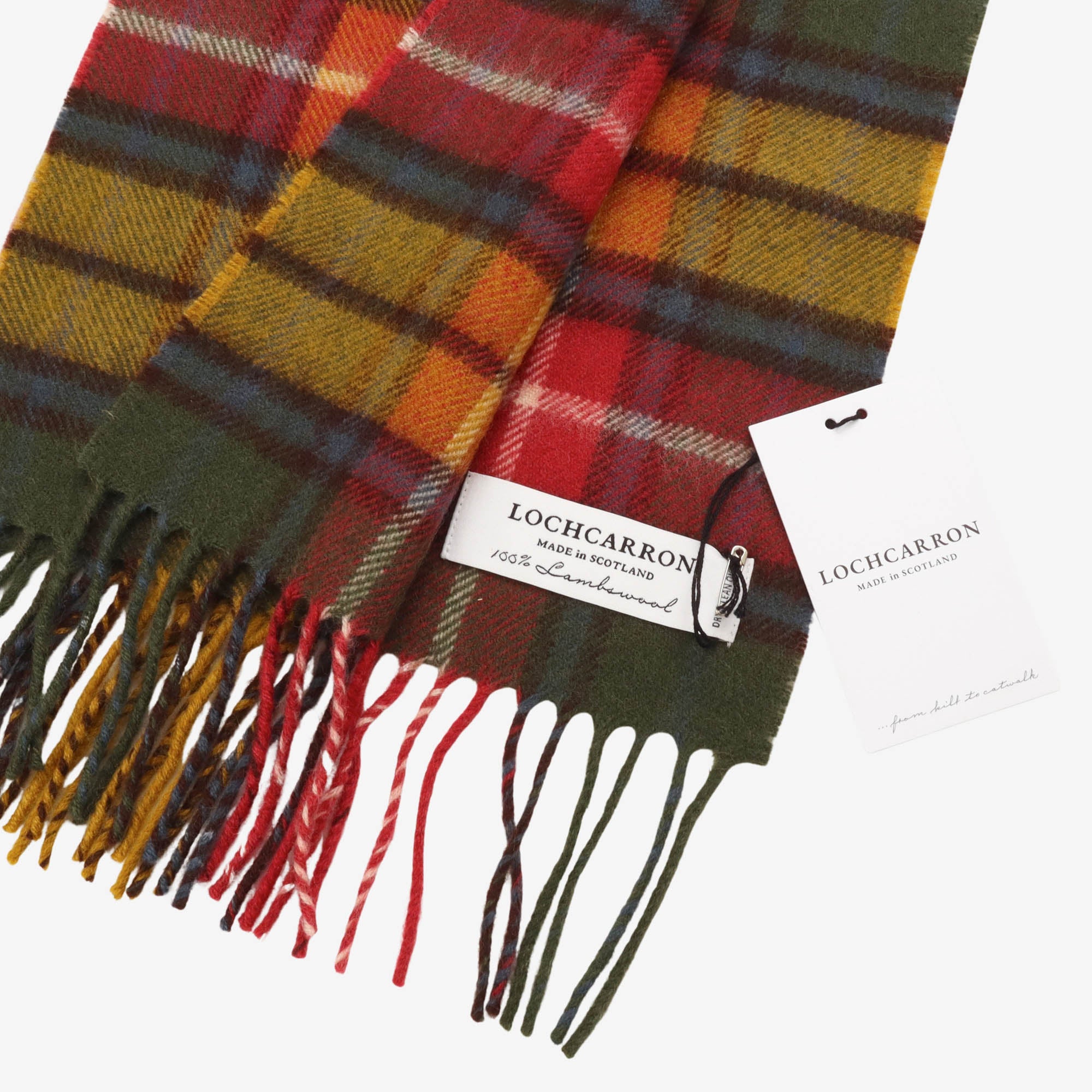 Tartan Check Lambswool Scarf