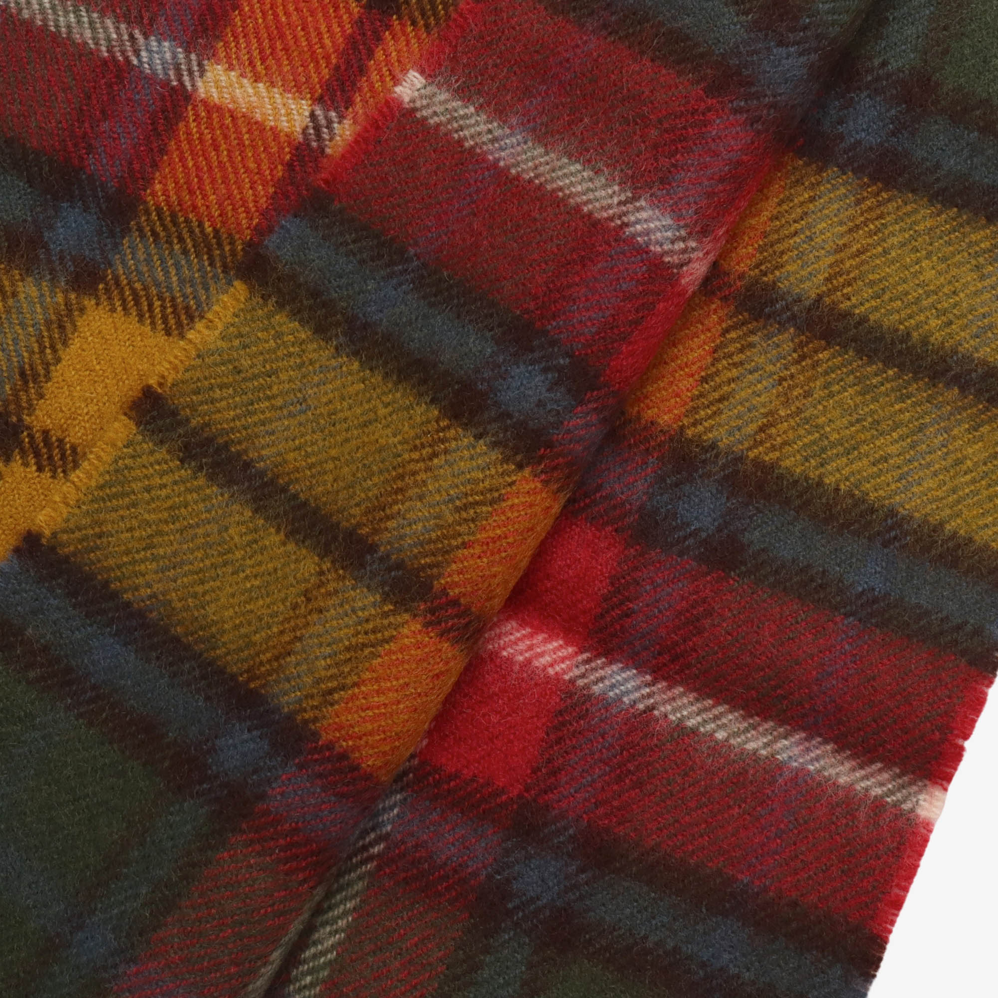 Tartan Check Lambswool Scarf