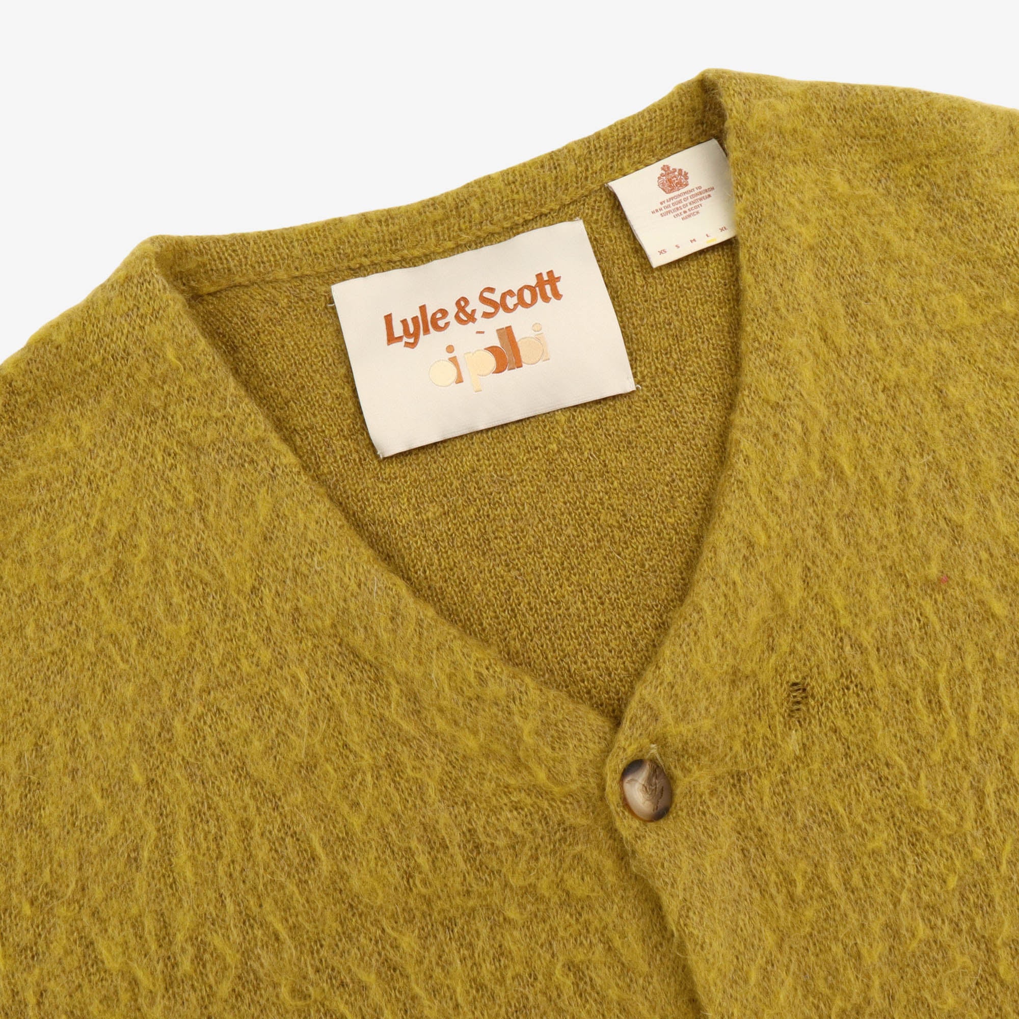 Oi Polloi Shaggy Mohair Cardigan
