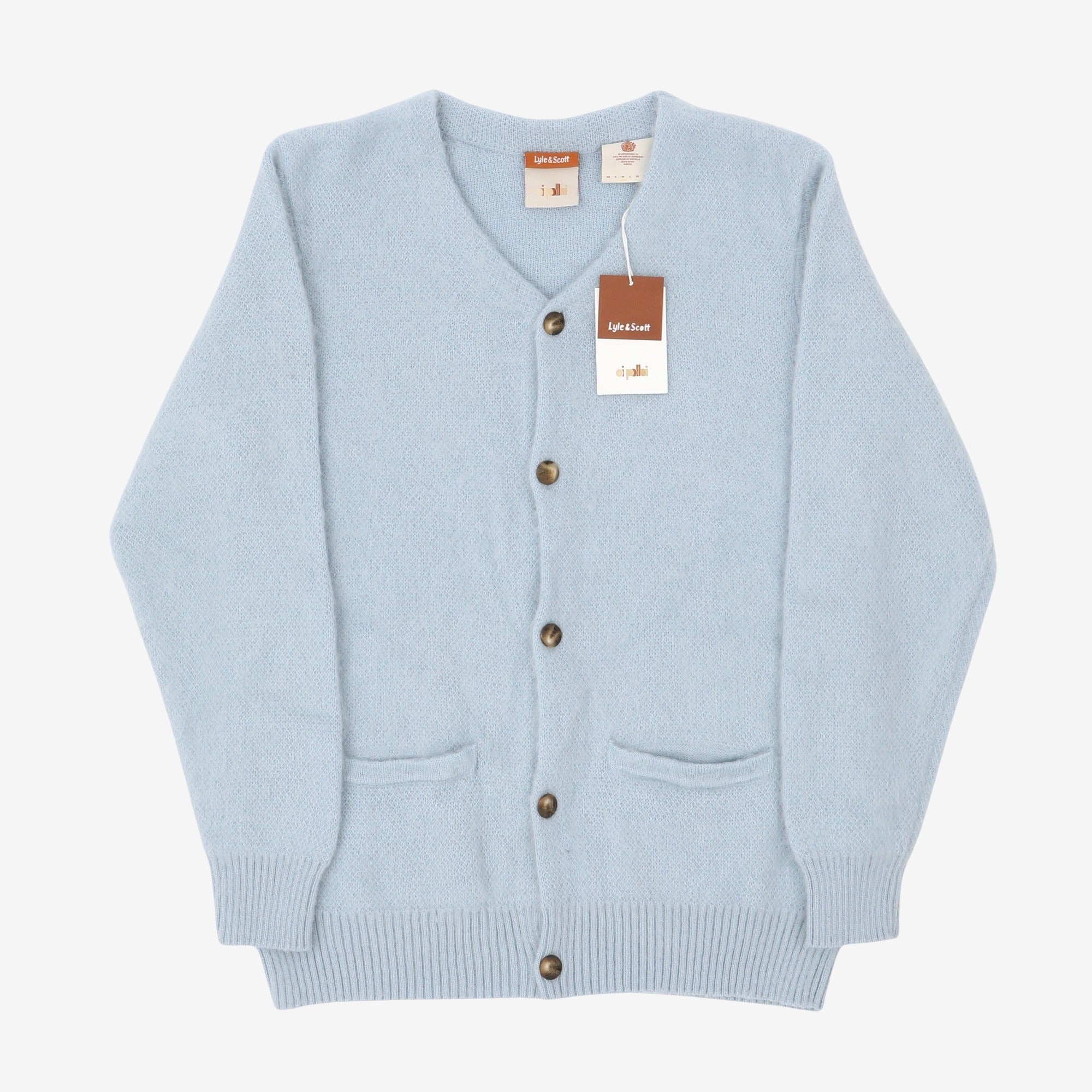 Oi Polloi Mohair Knitted Cardigan
