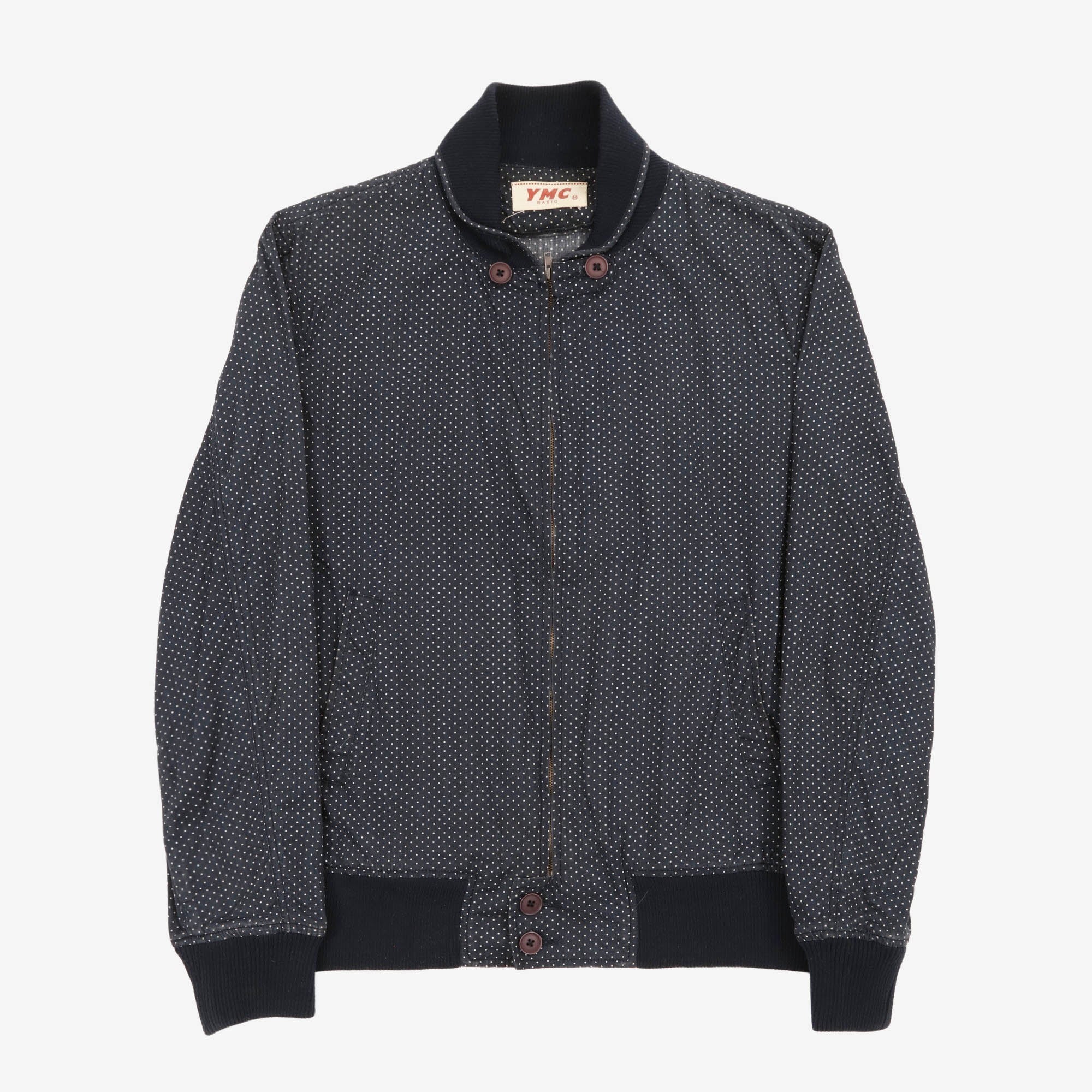 Micro Check Shawl Collar Bomber