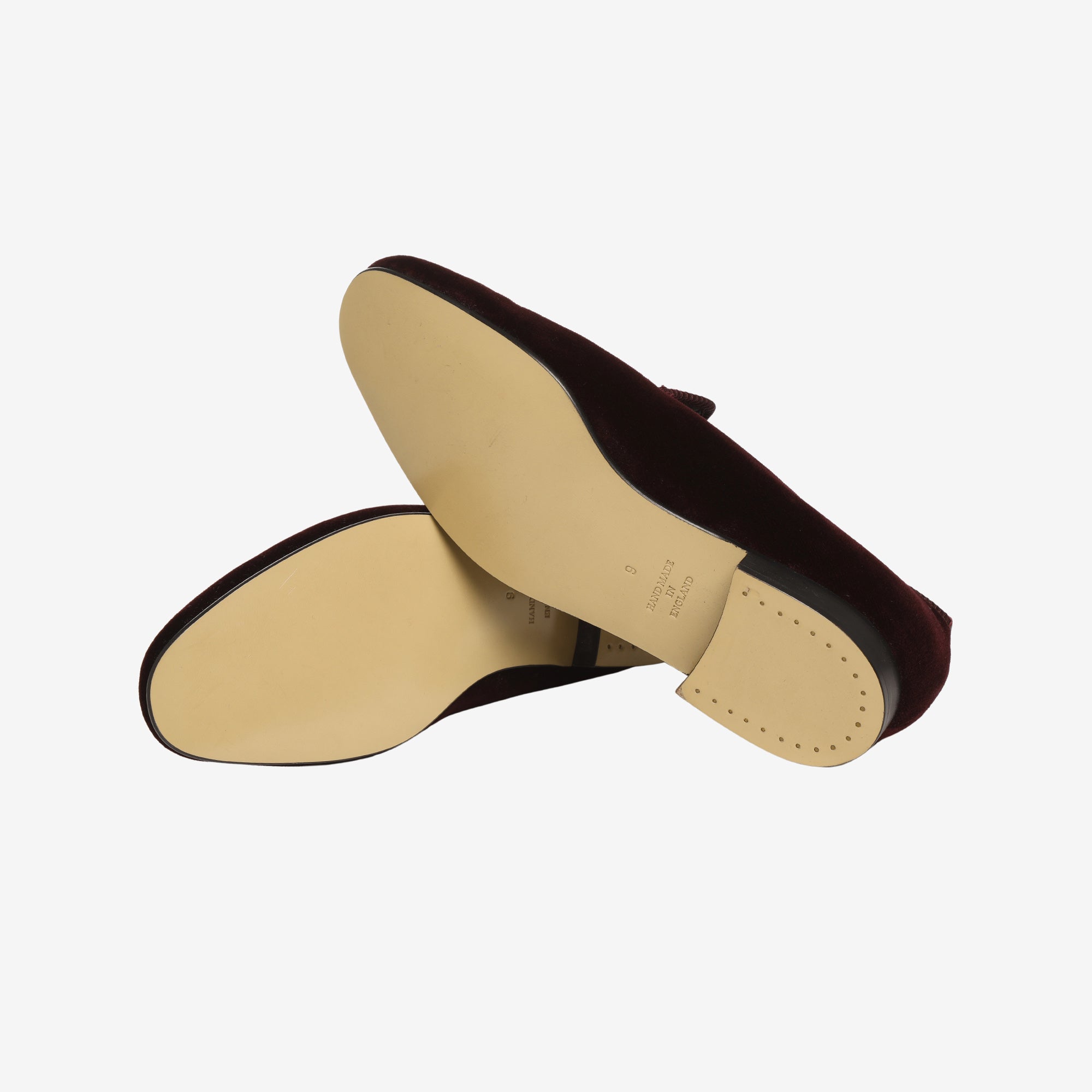 Crested Velvet Albert Slipper