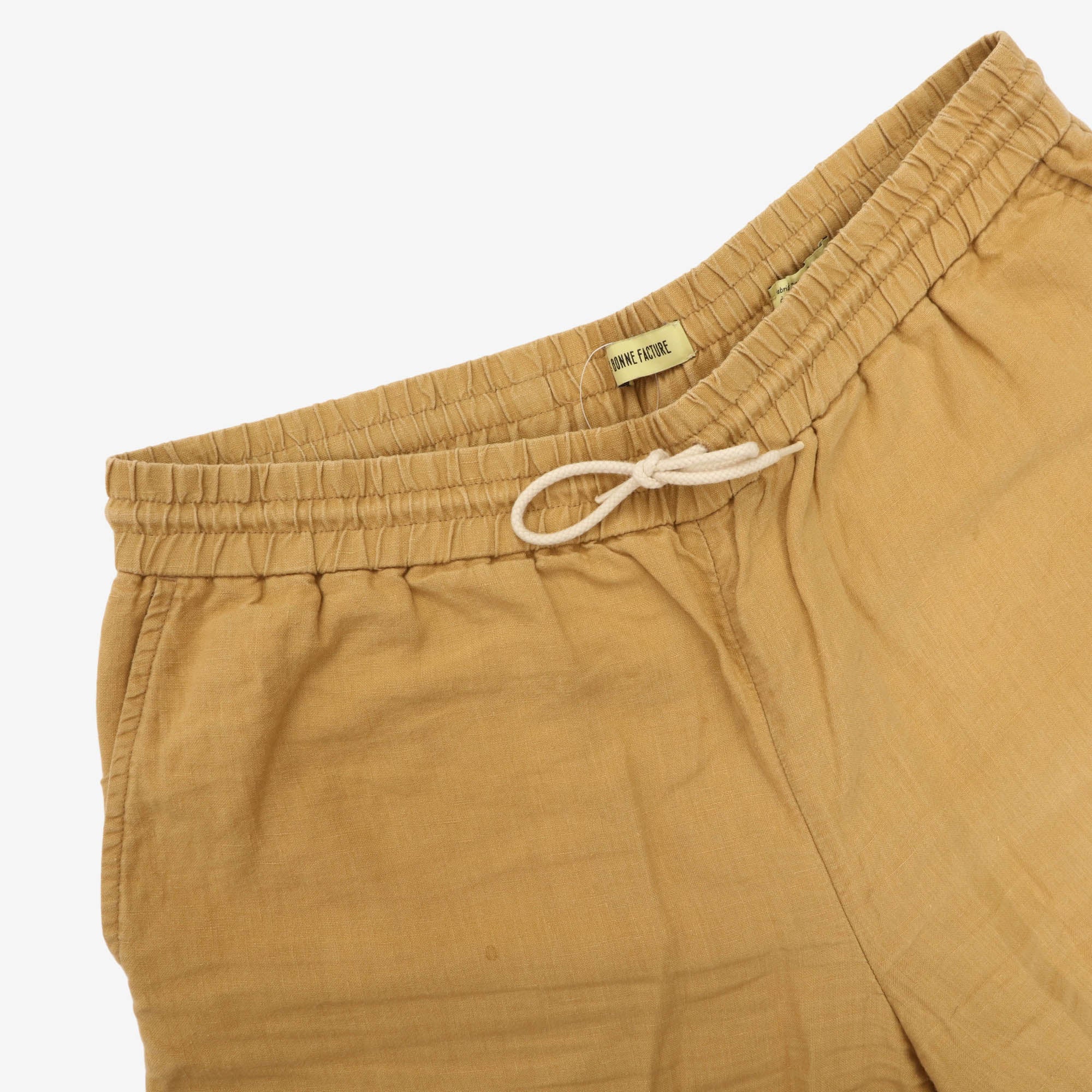 Drawstring Linen Short