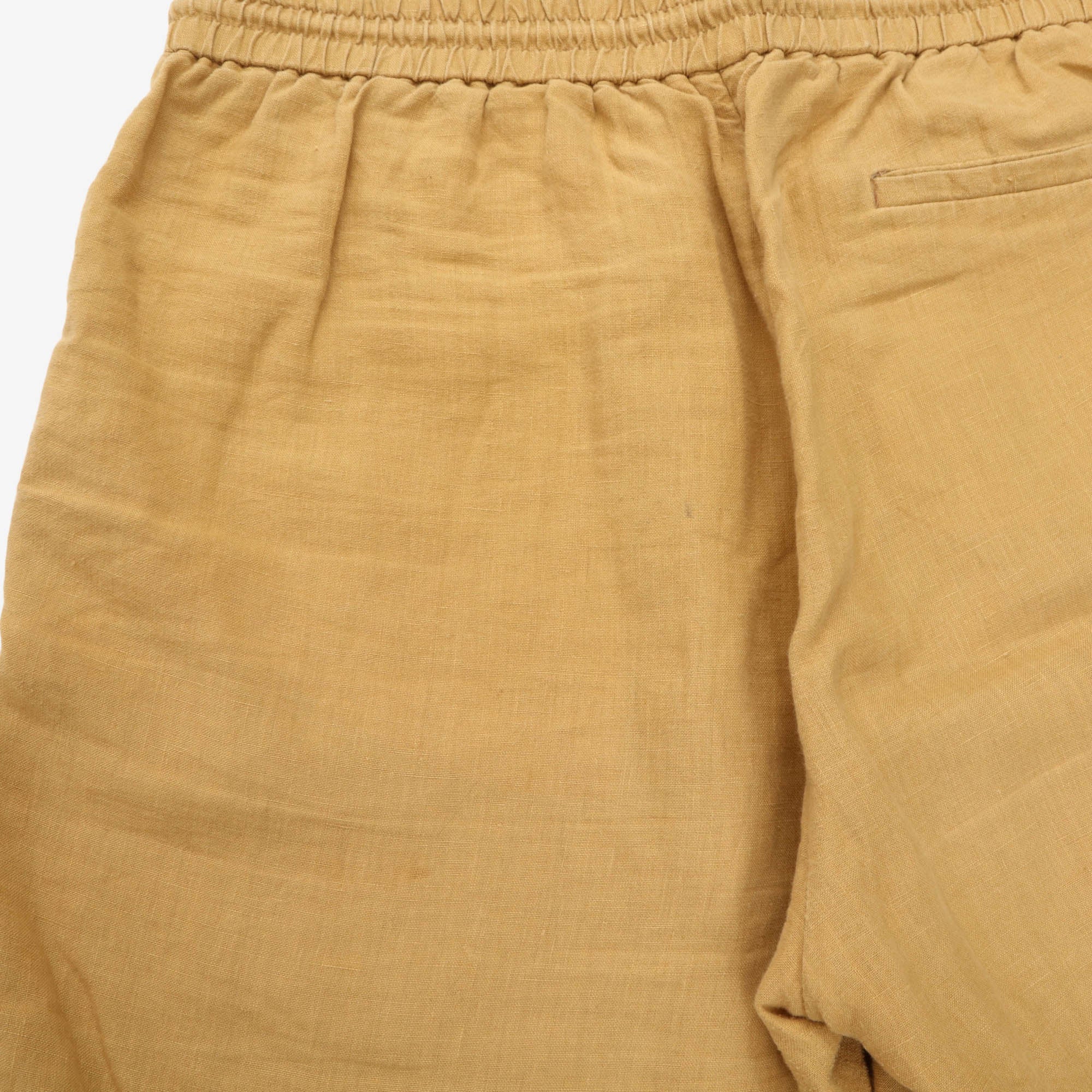 Drawstring Linen Short