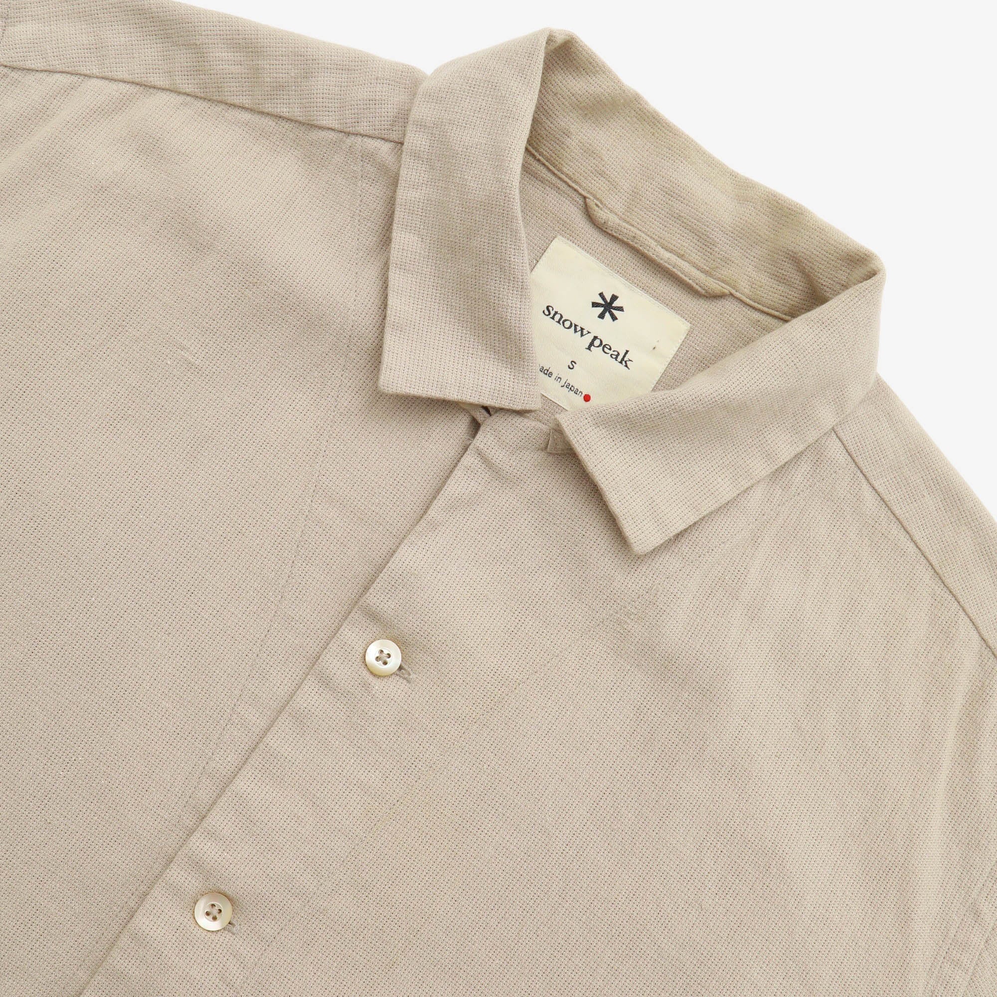 Linen Blend Two Pocket SS Shirt