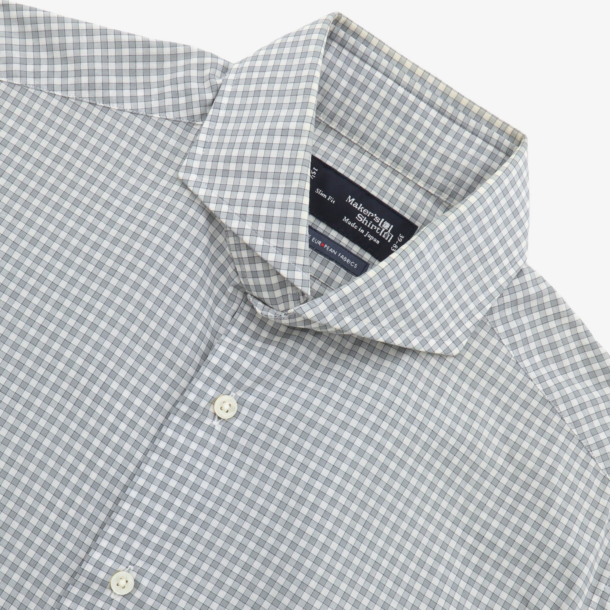 One Piece Collar Check Shirt