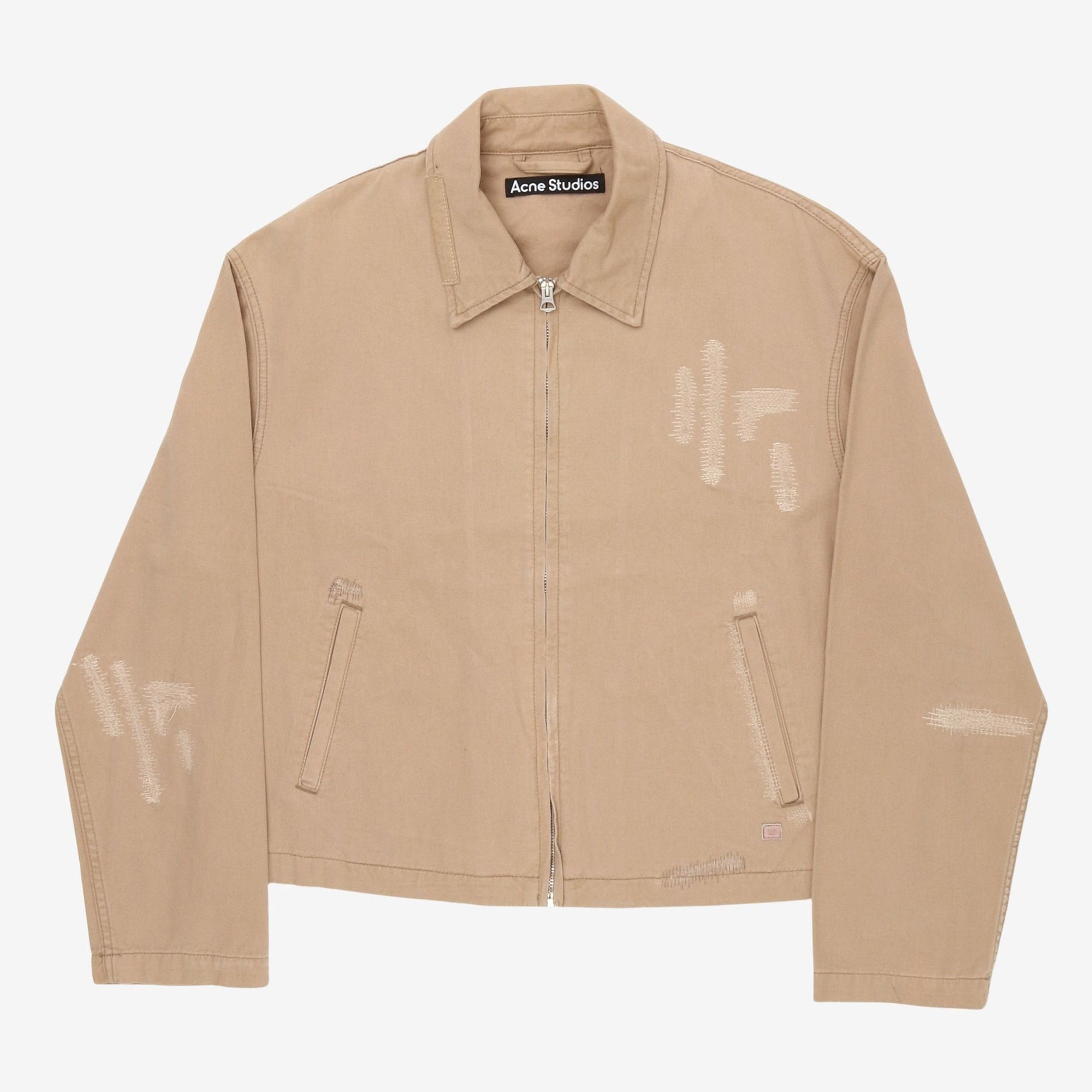 Distressed Zip Jacket