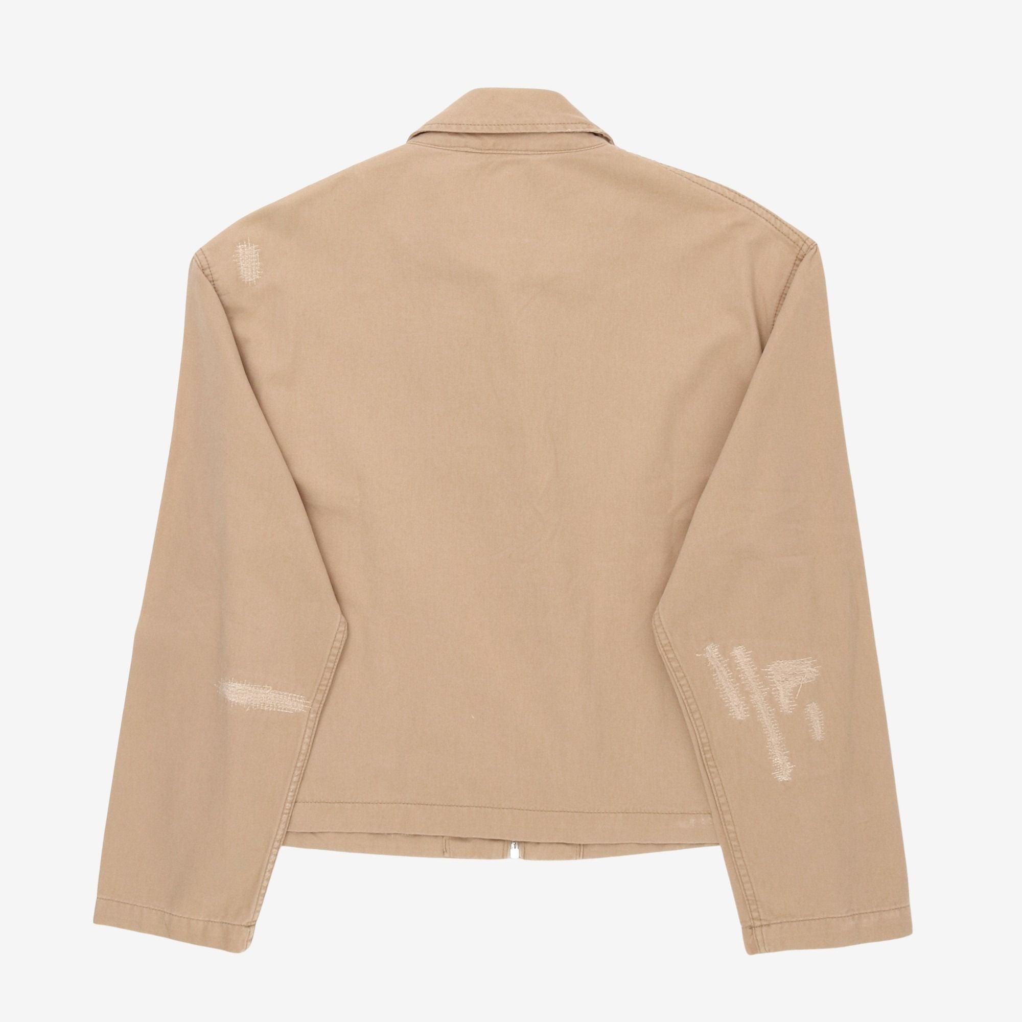 Distressed Zip Jacket