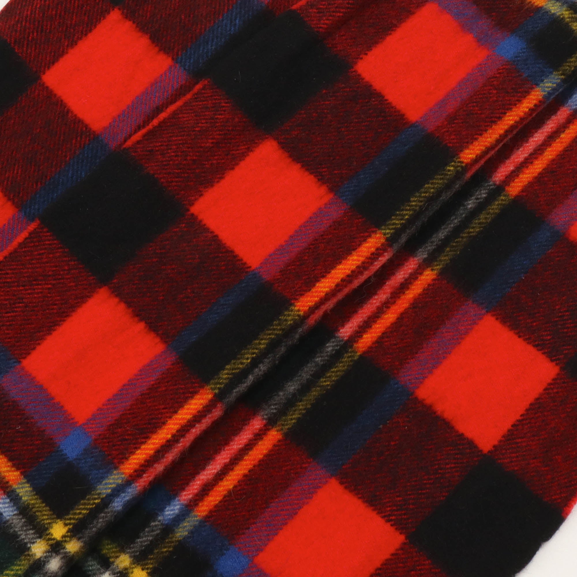 Lambswool Check Scarf