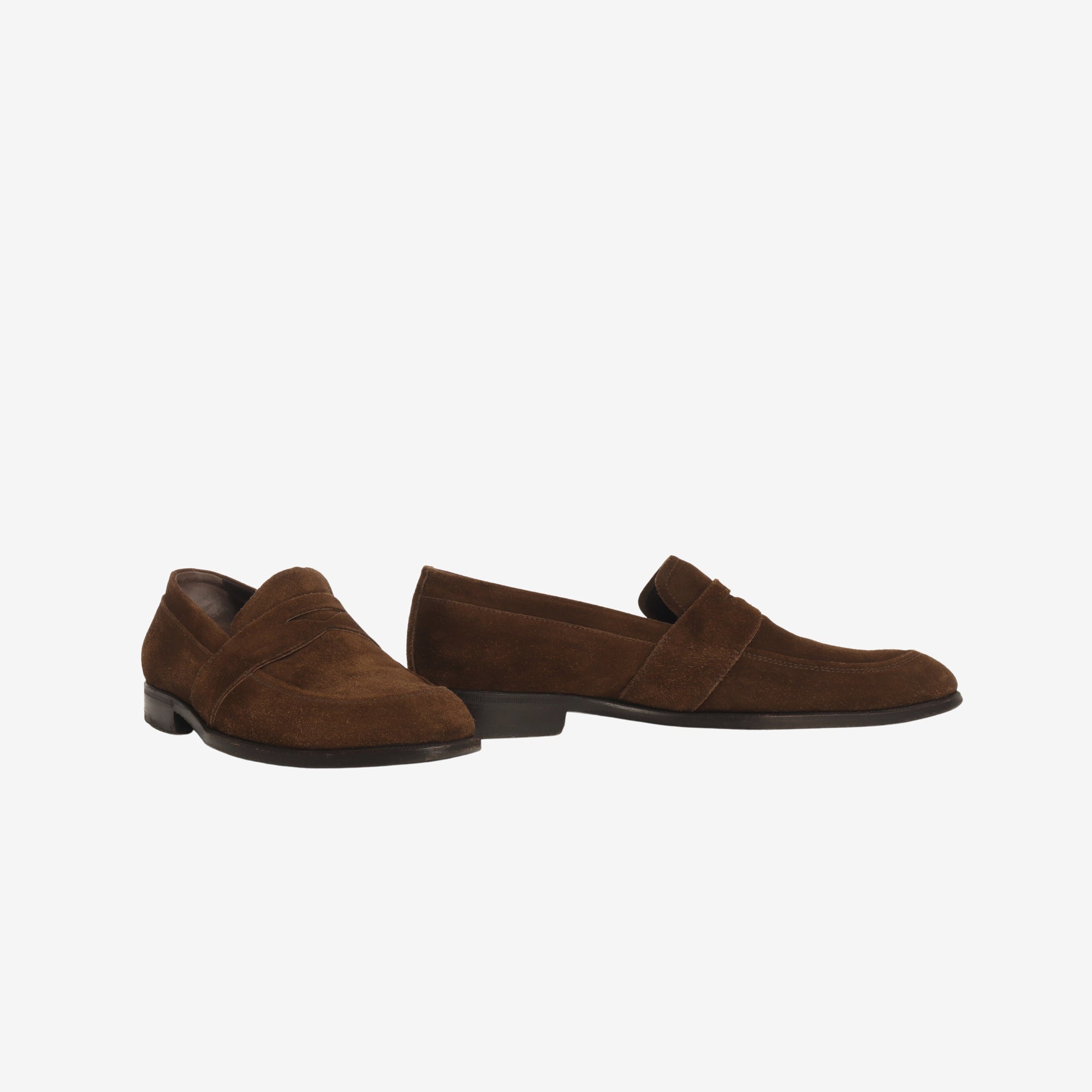 Suede Full Strap Penny Loafer