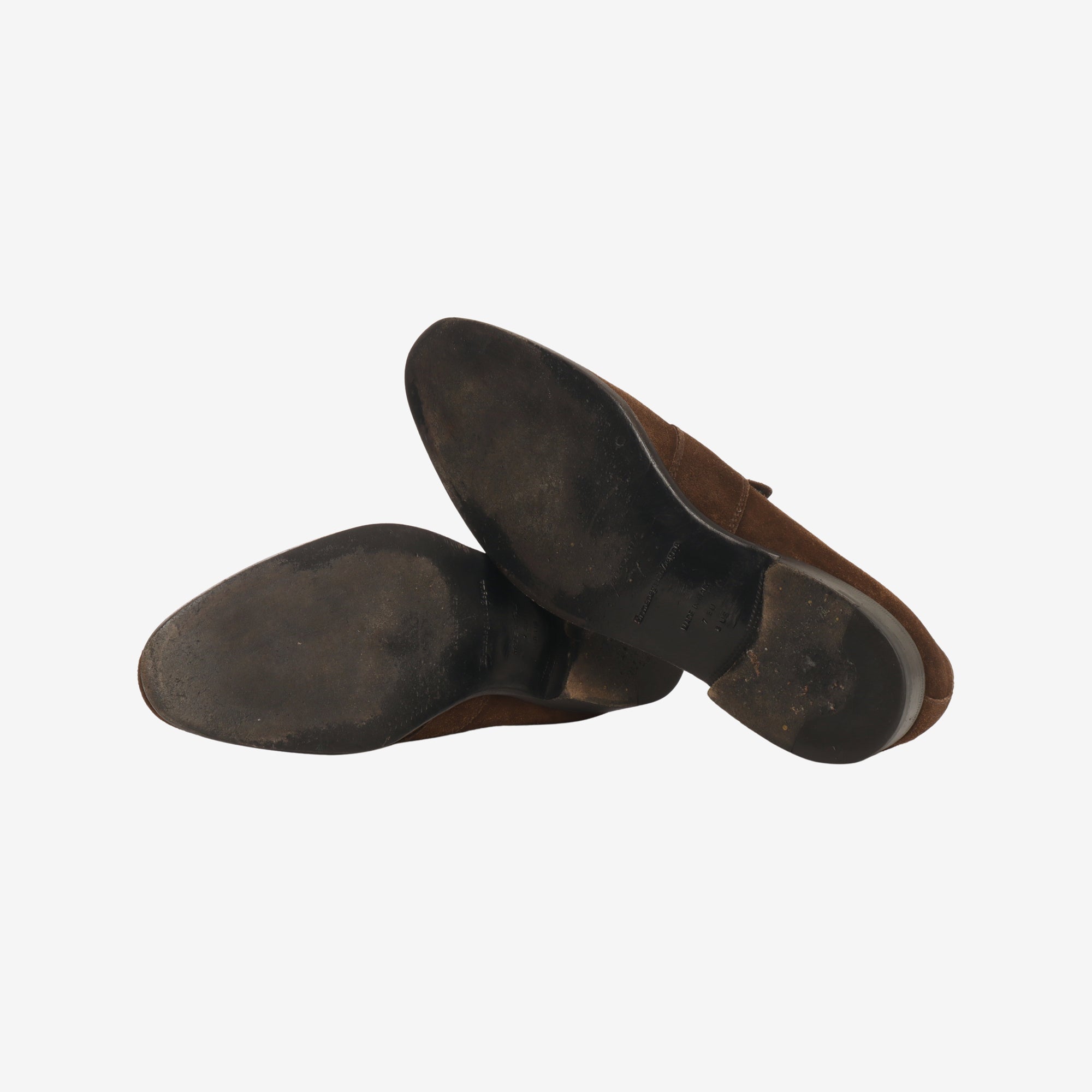 Suede Full Strap Penny Loafer