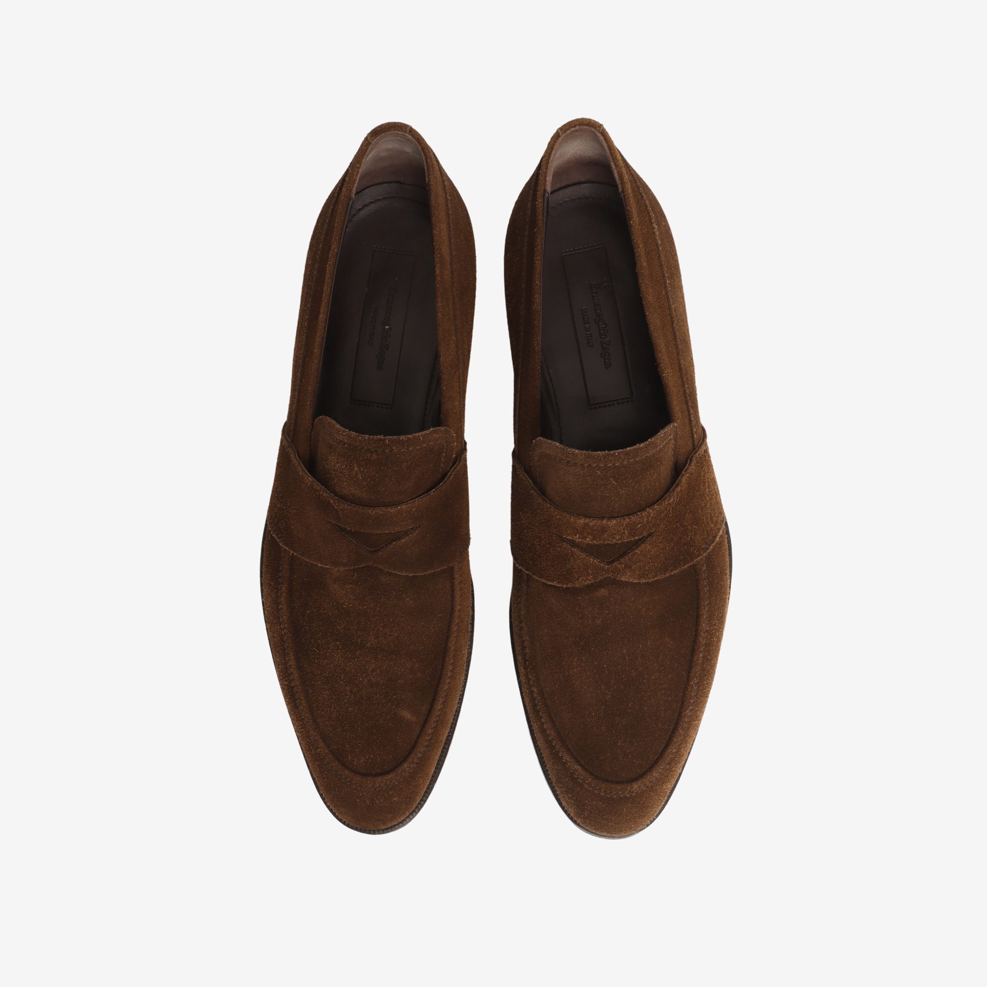 Suede Full Strap Penny Loafer