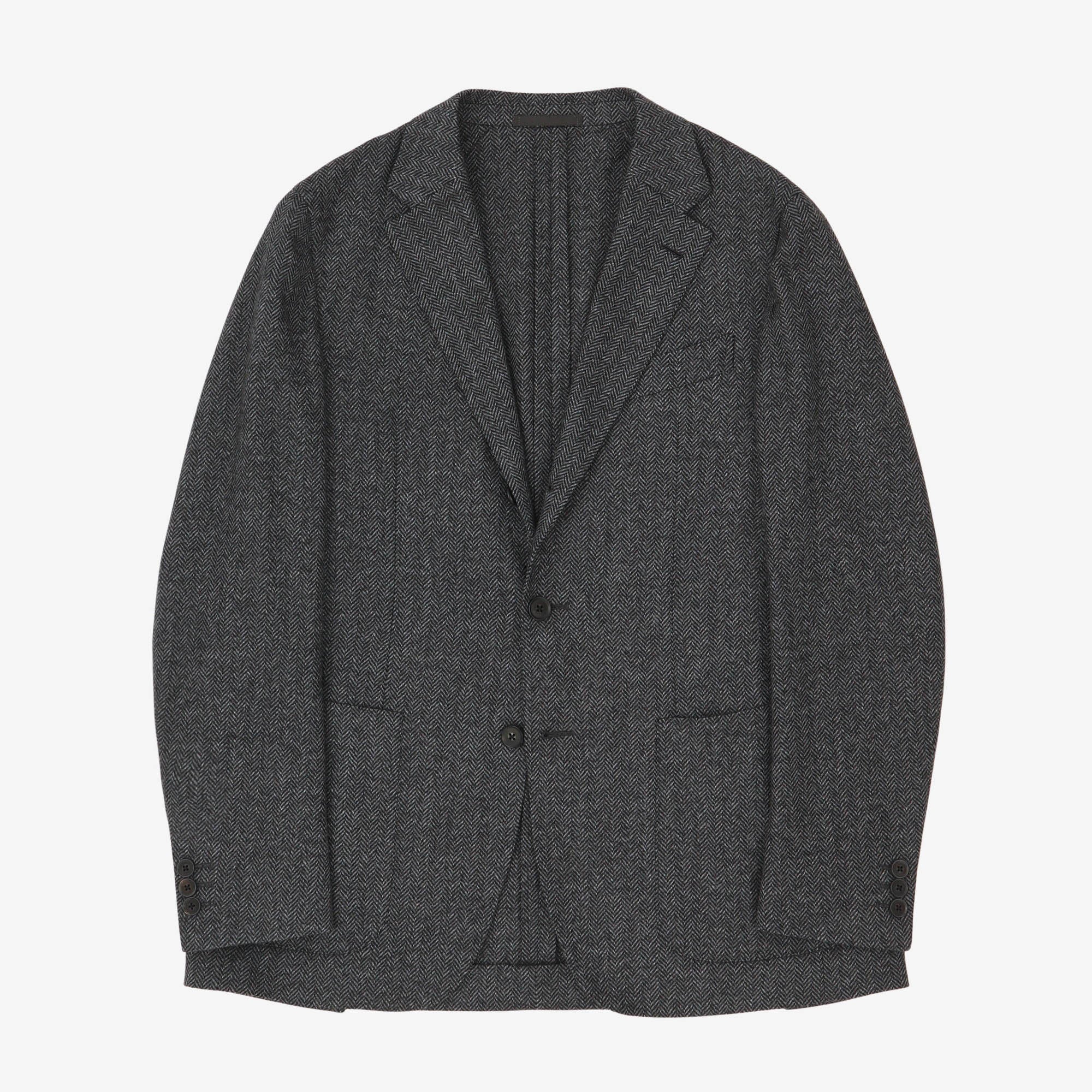 Cashmere Blend Herringbone Blazer (Trunk)