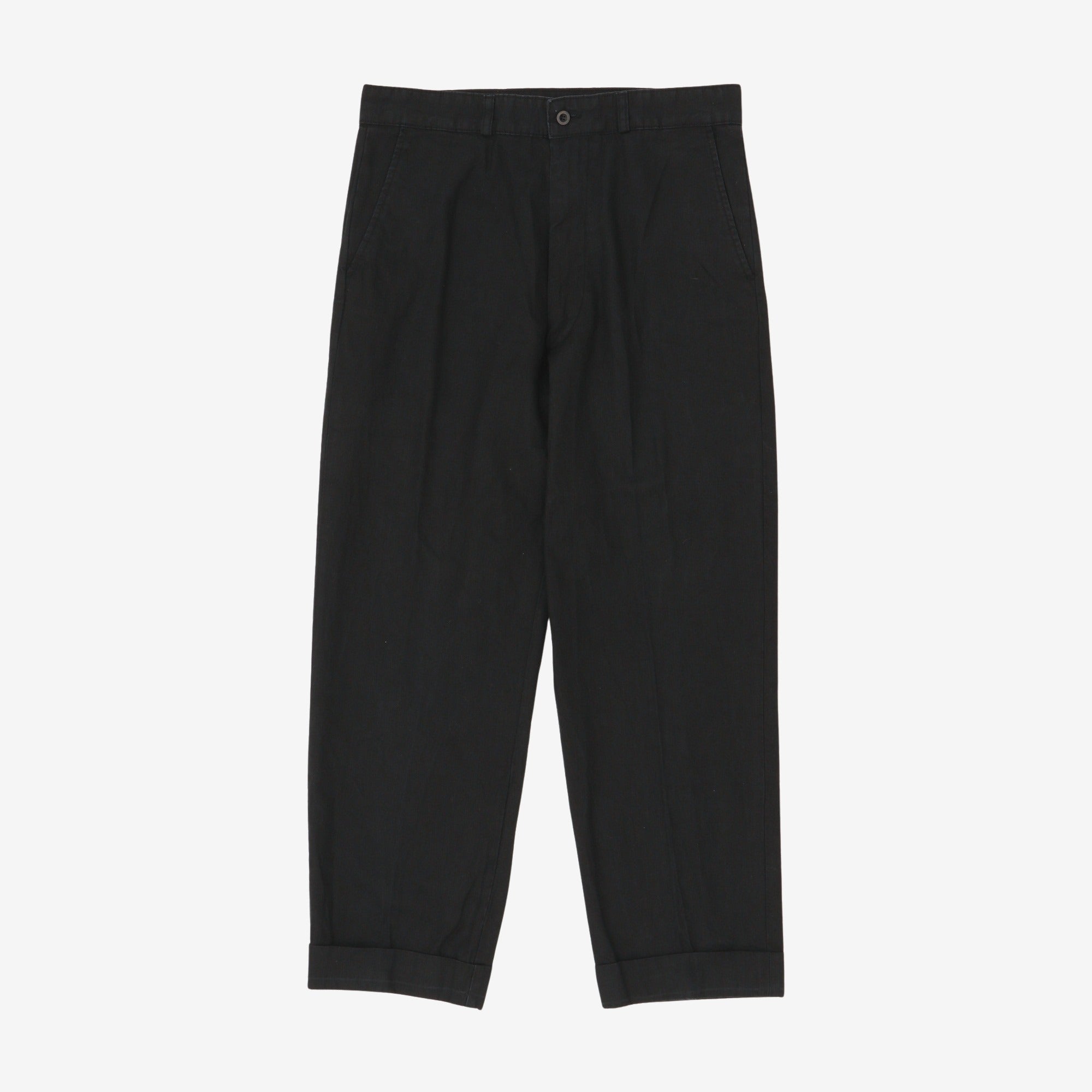 El Jadida Linen Blend Trousers (32W X 26.5L)