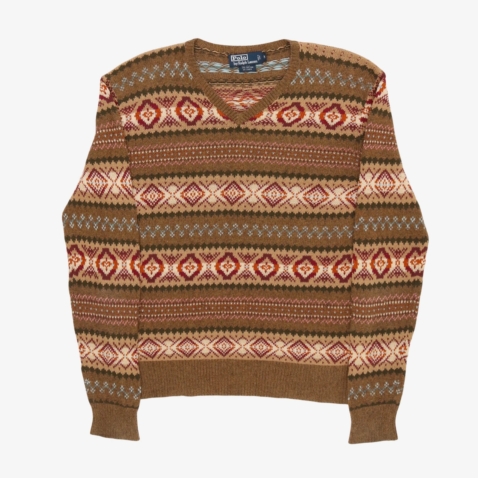 Fairisle Silk Blend Sweater