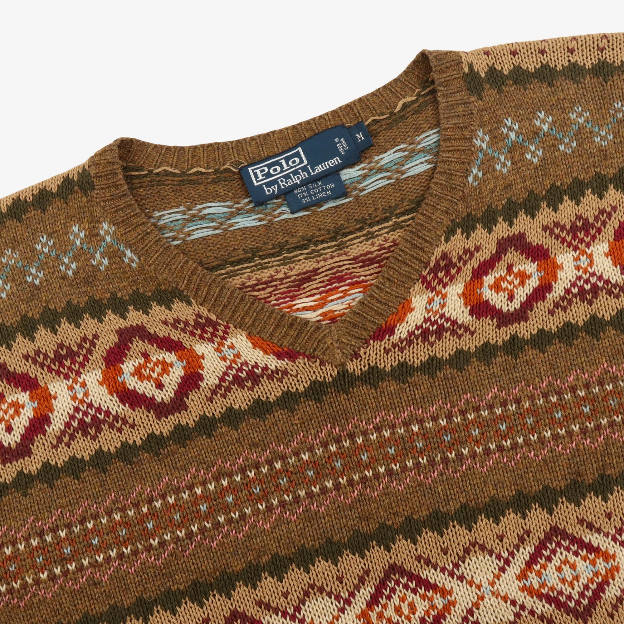 Fairisle Silk Blend Sweater