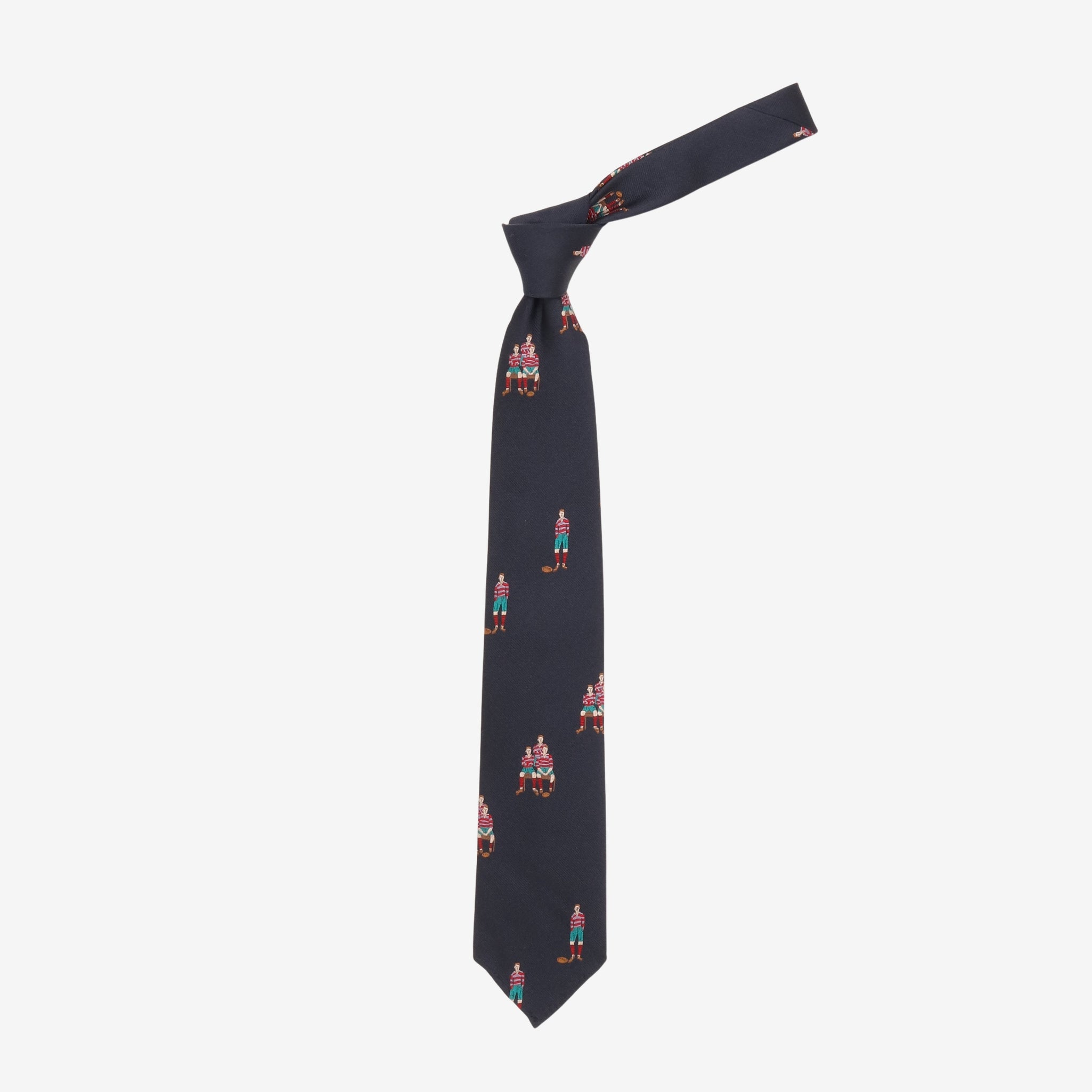 Silk Soccer Print Tie