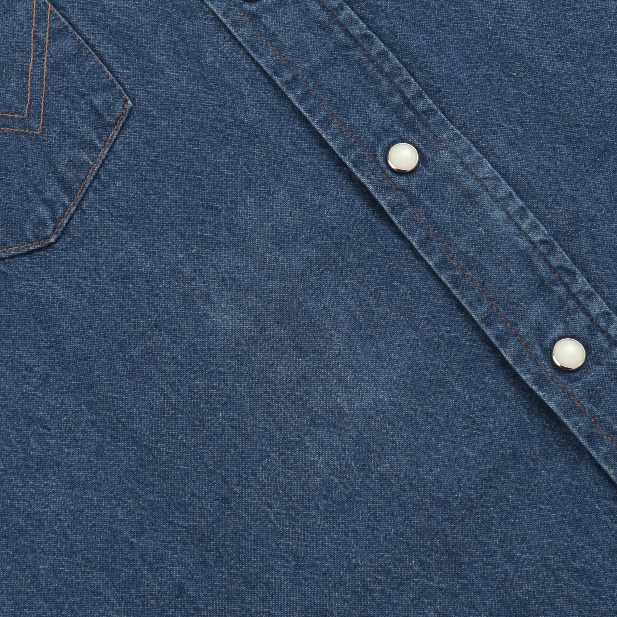 Western Denim Snap Shirt