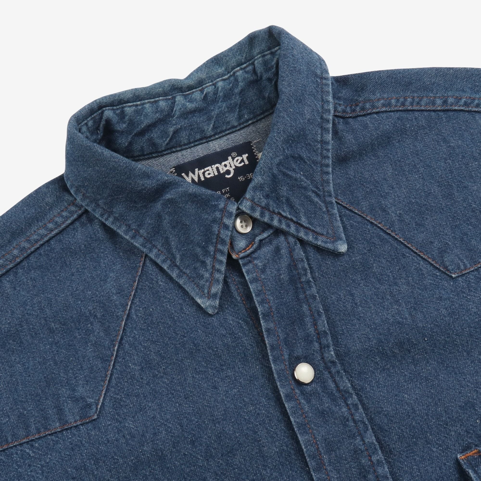 Western Denim Snap Shirt