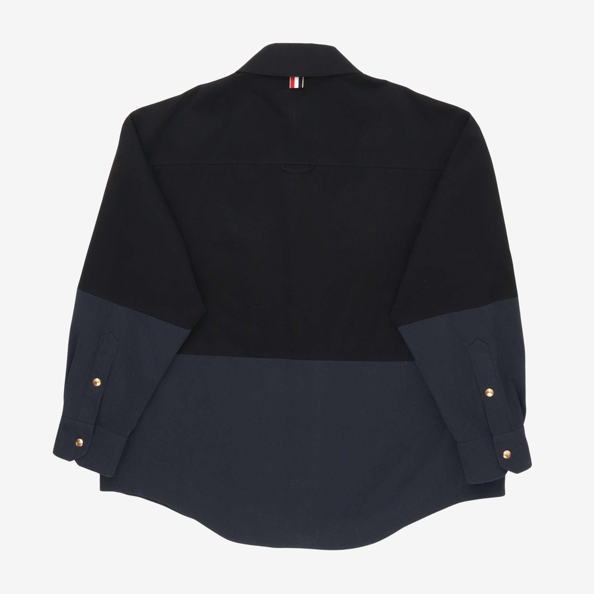 Two Tone Shirt Jacket