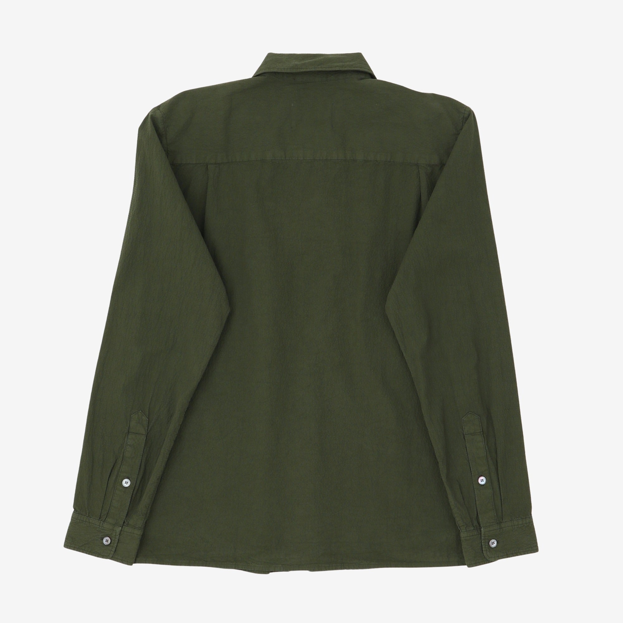 Seersucker Zip Shirt