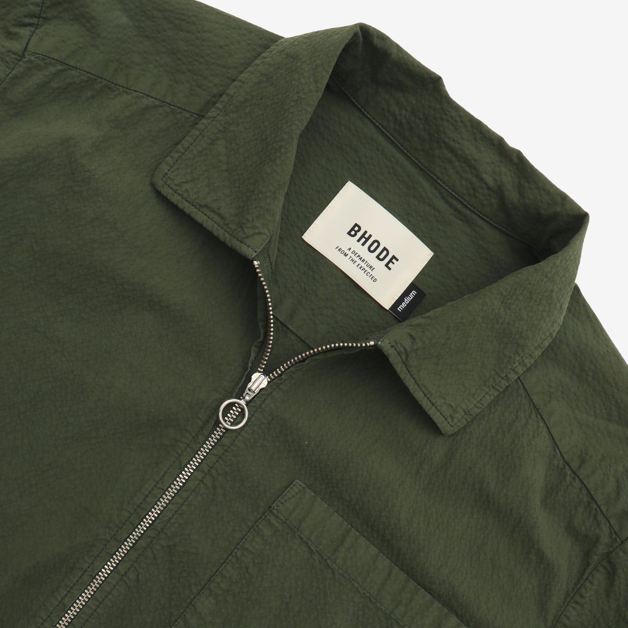 Seersucker Zip Shirt