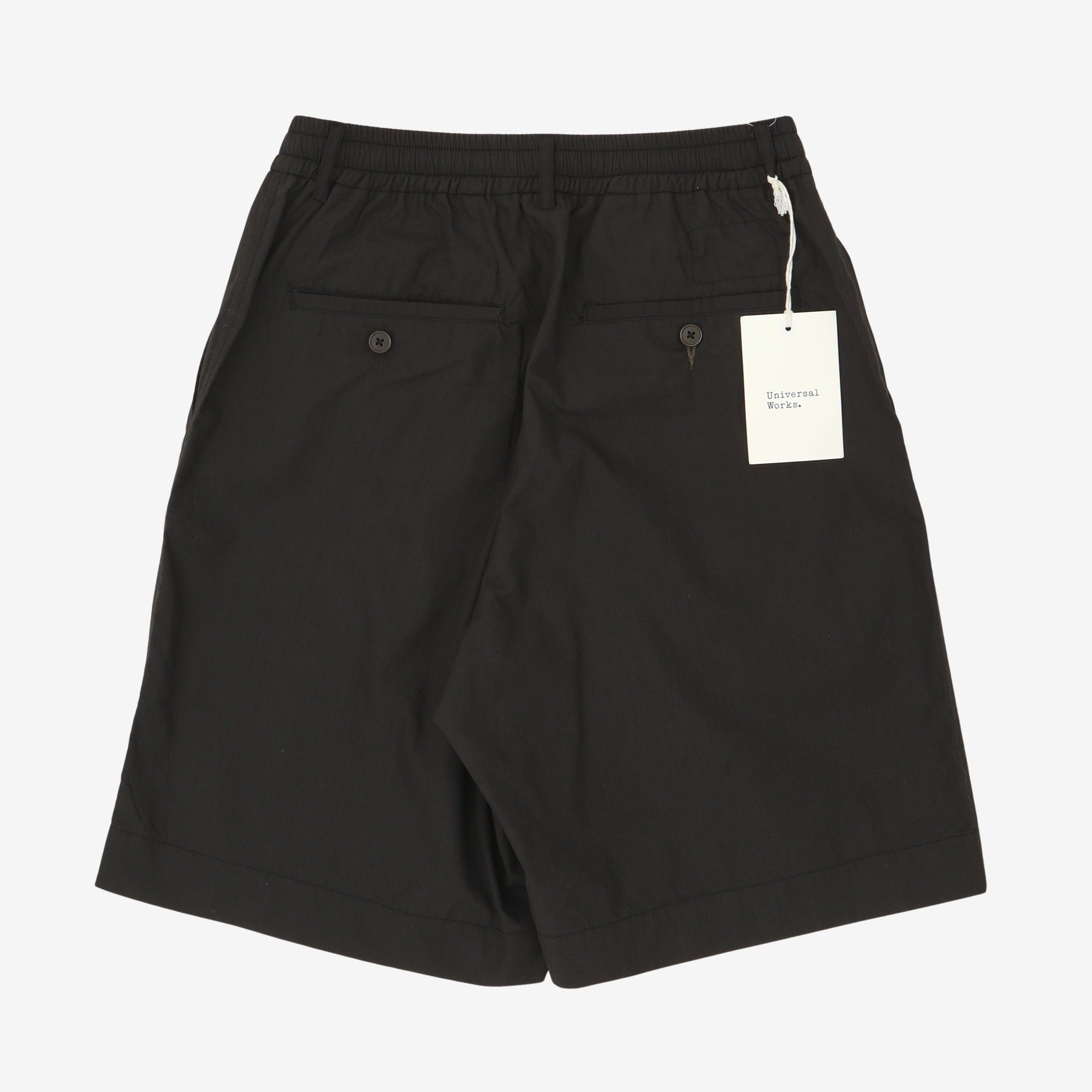 Poly Tech Pleated Track Short