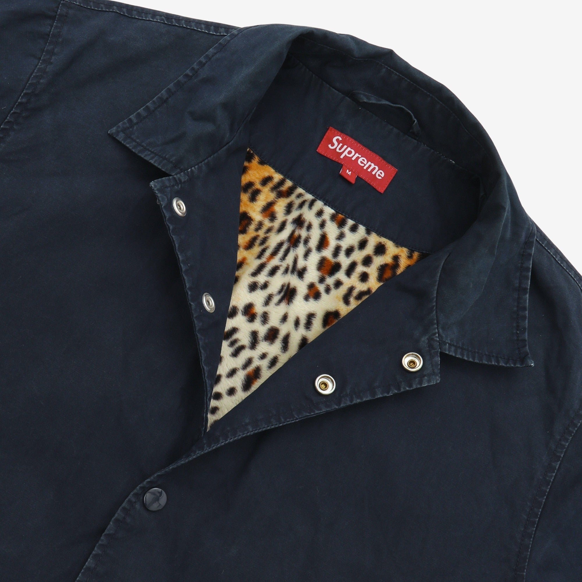 Leopard Print Coach Jacket