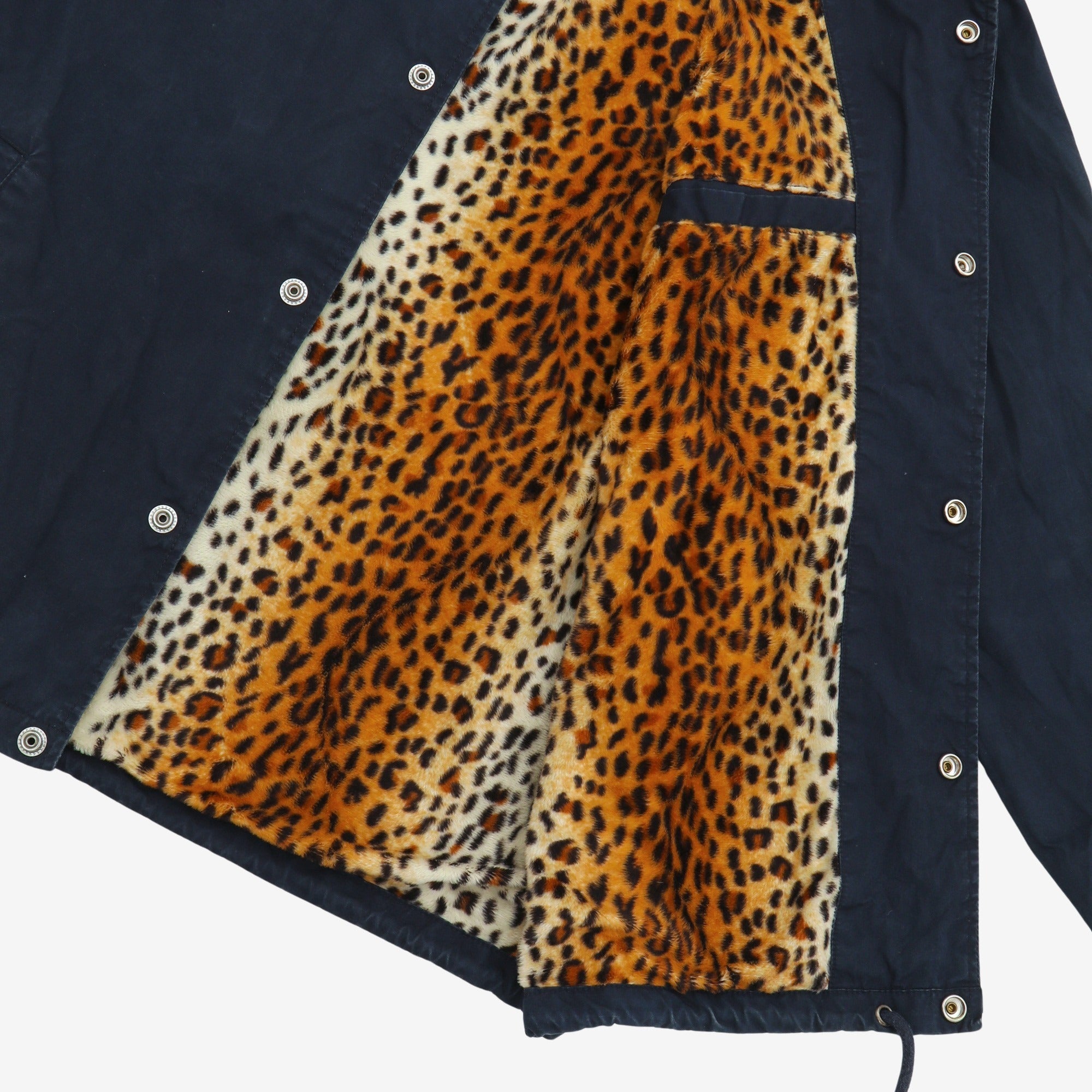 Leopard Print Coach Jacket