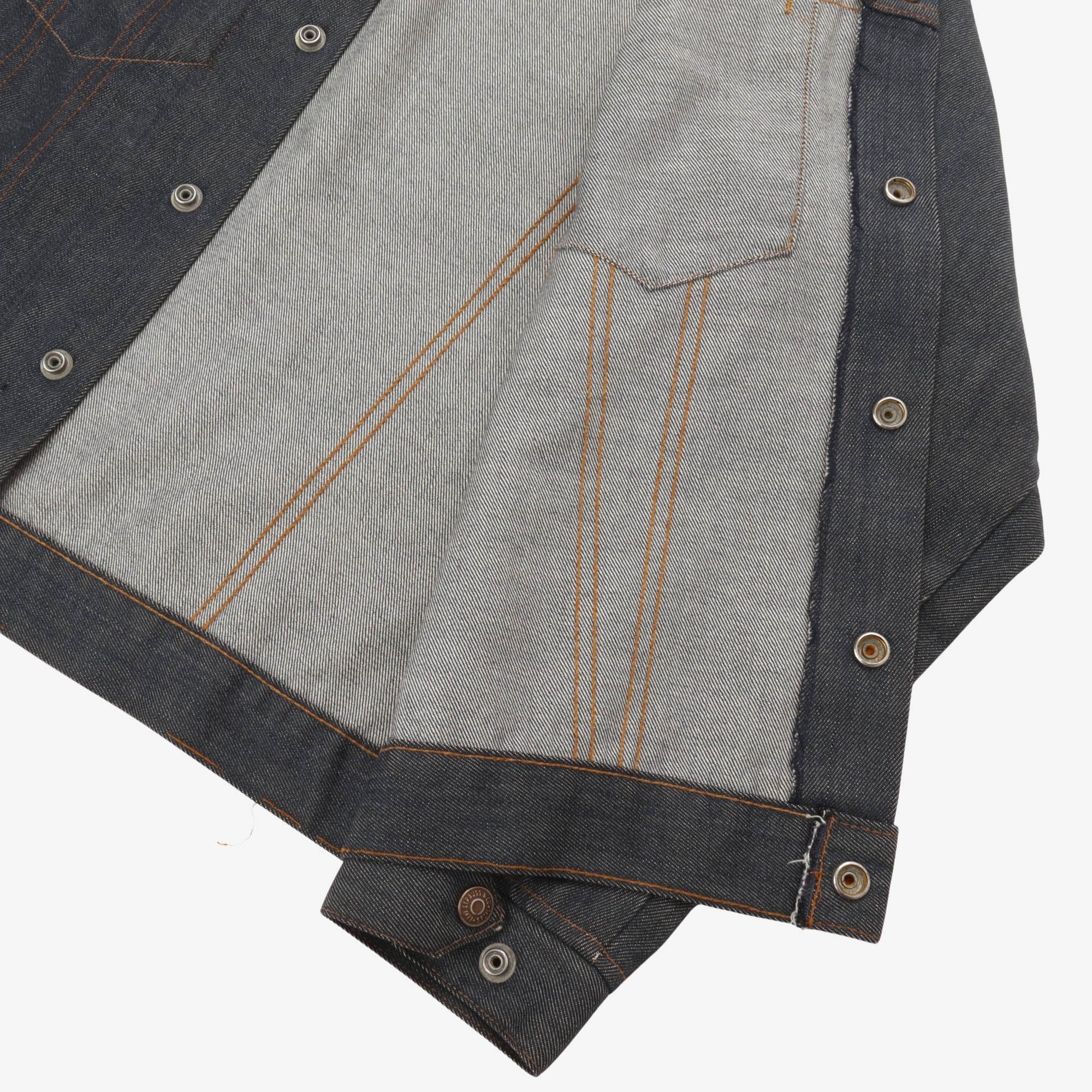 70s Orange Tab Big E Type 3 Denim Jacket