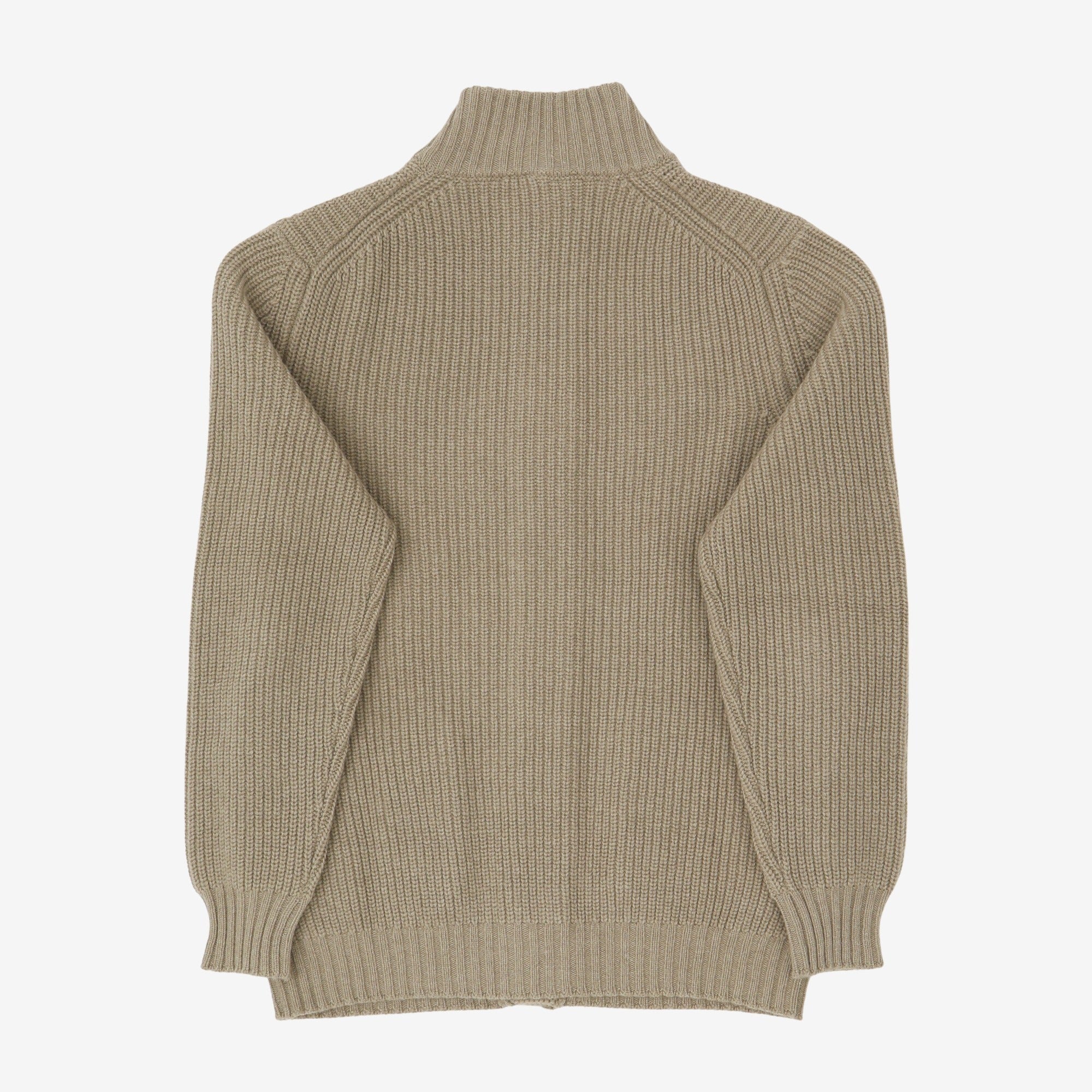 Fisherman Rib Buttoned Cardigan