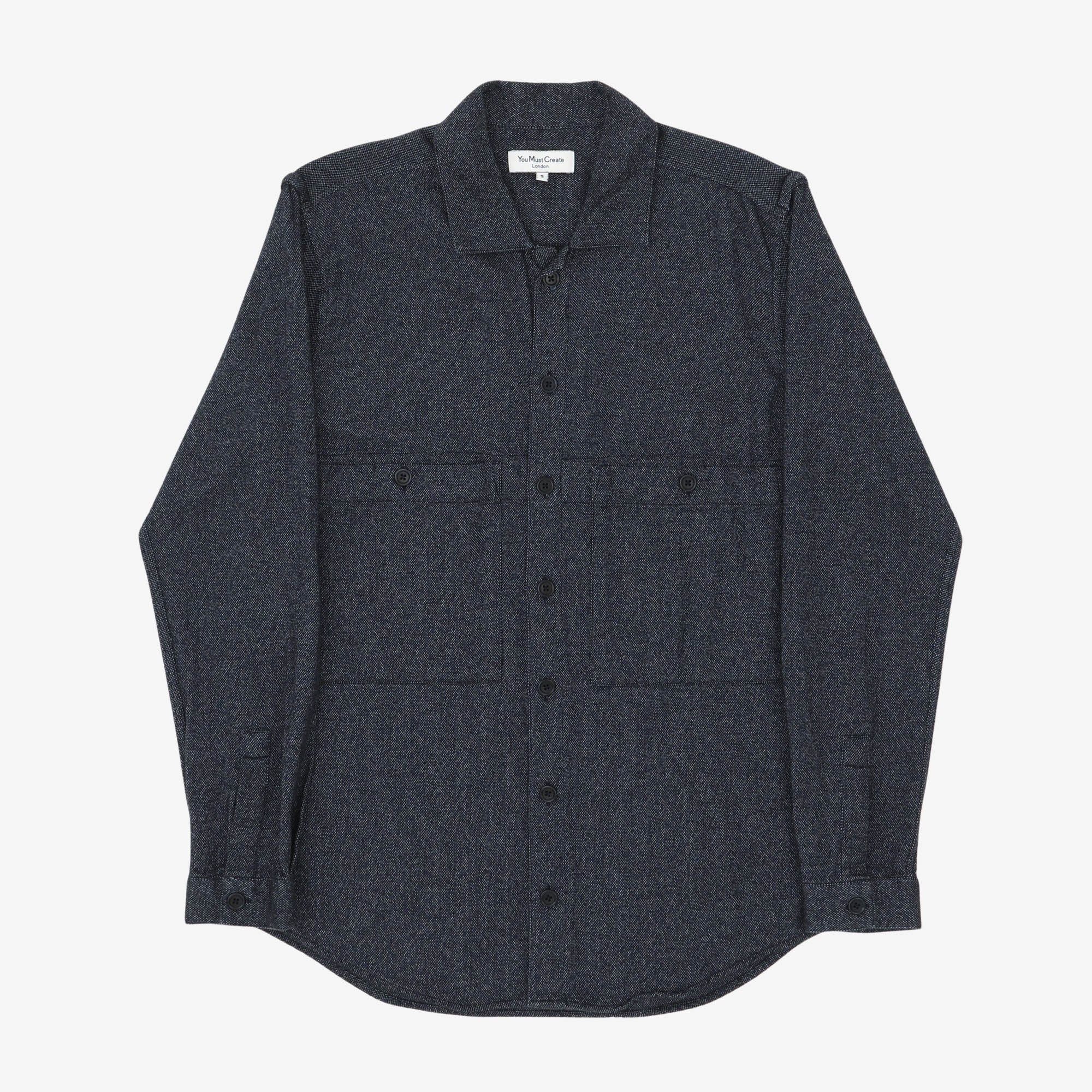 Woven Flannel Work Shirt