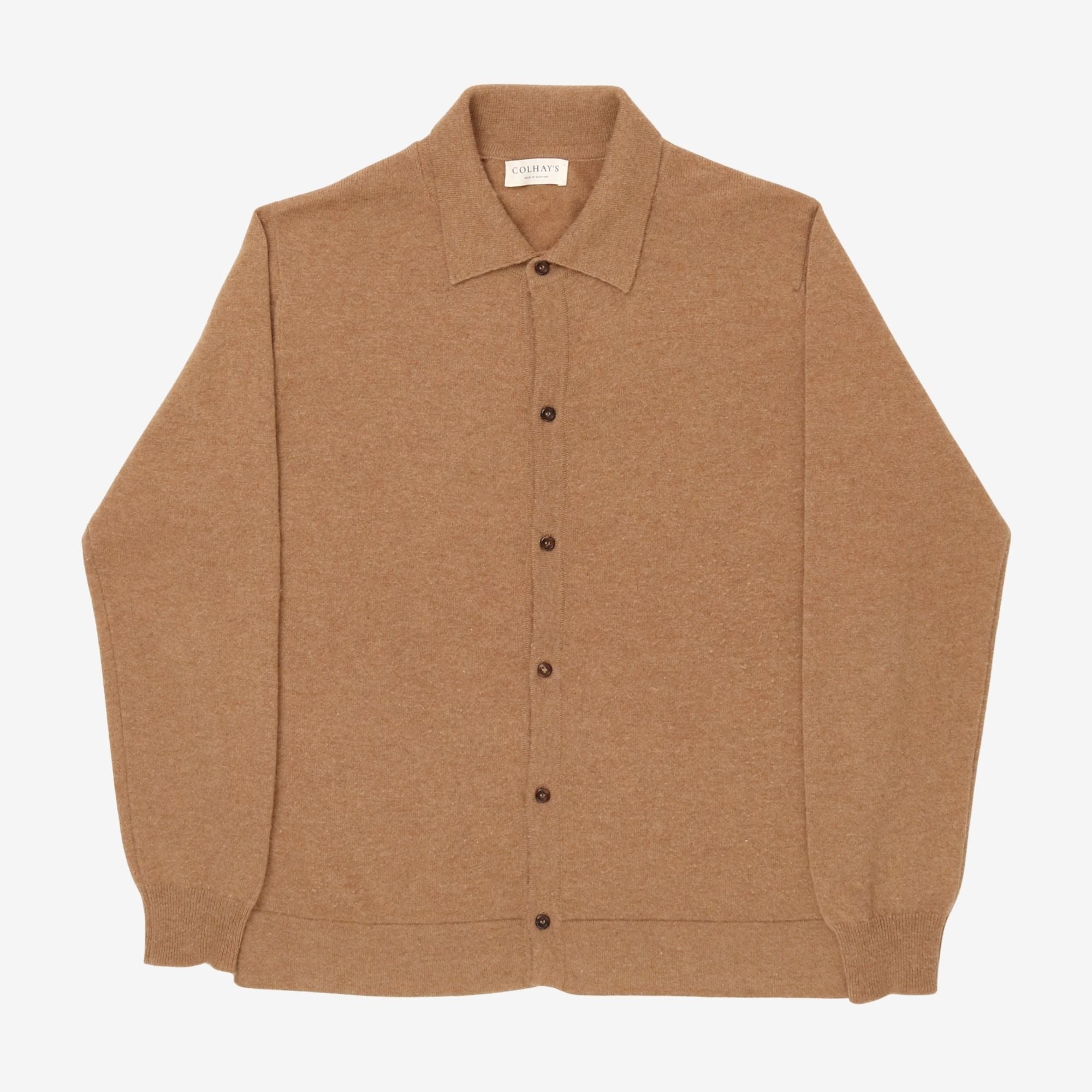 Cashmere Shirt Cardigan