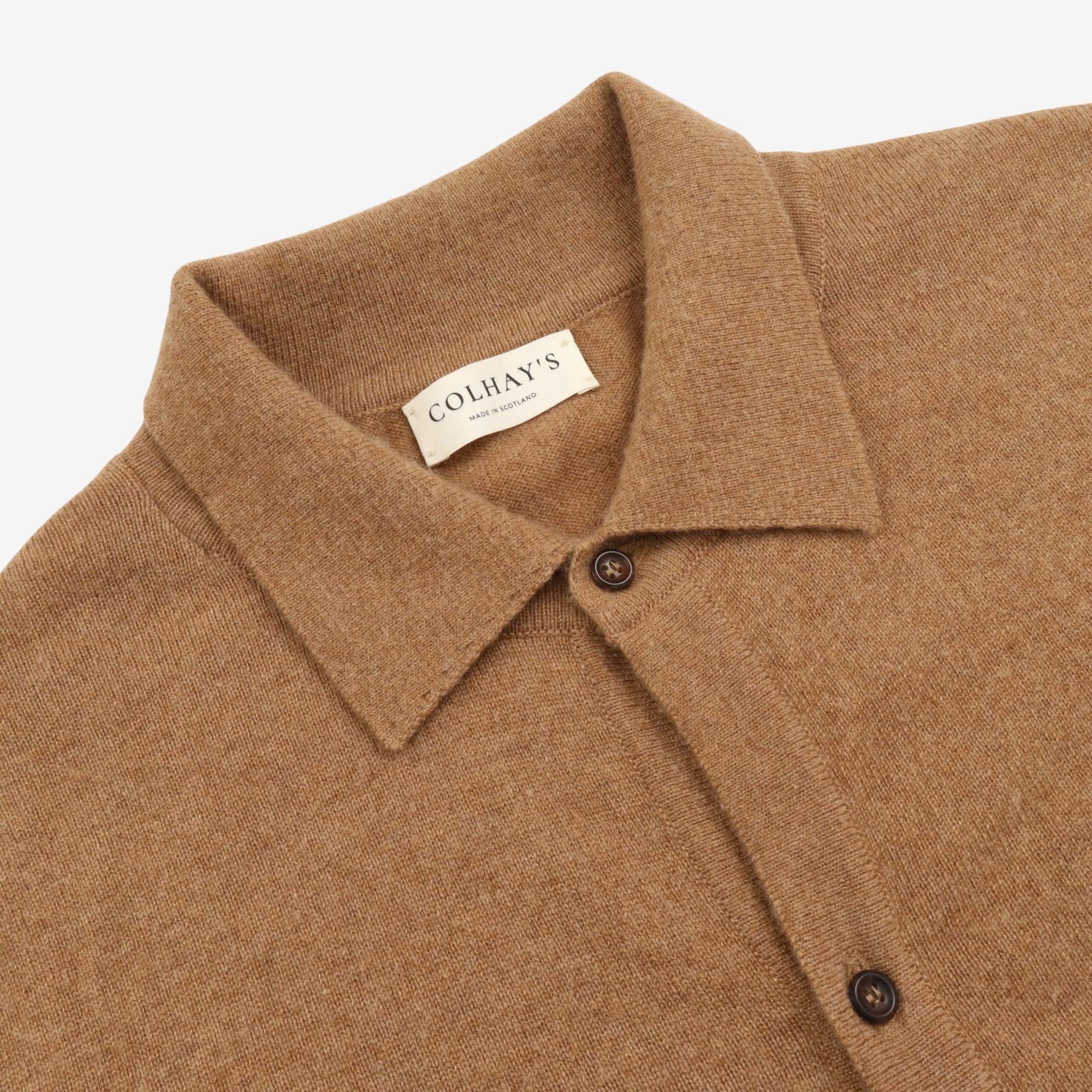 Cashmere Shirt Cardigan