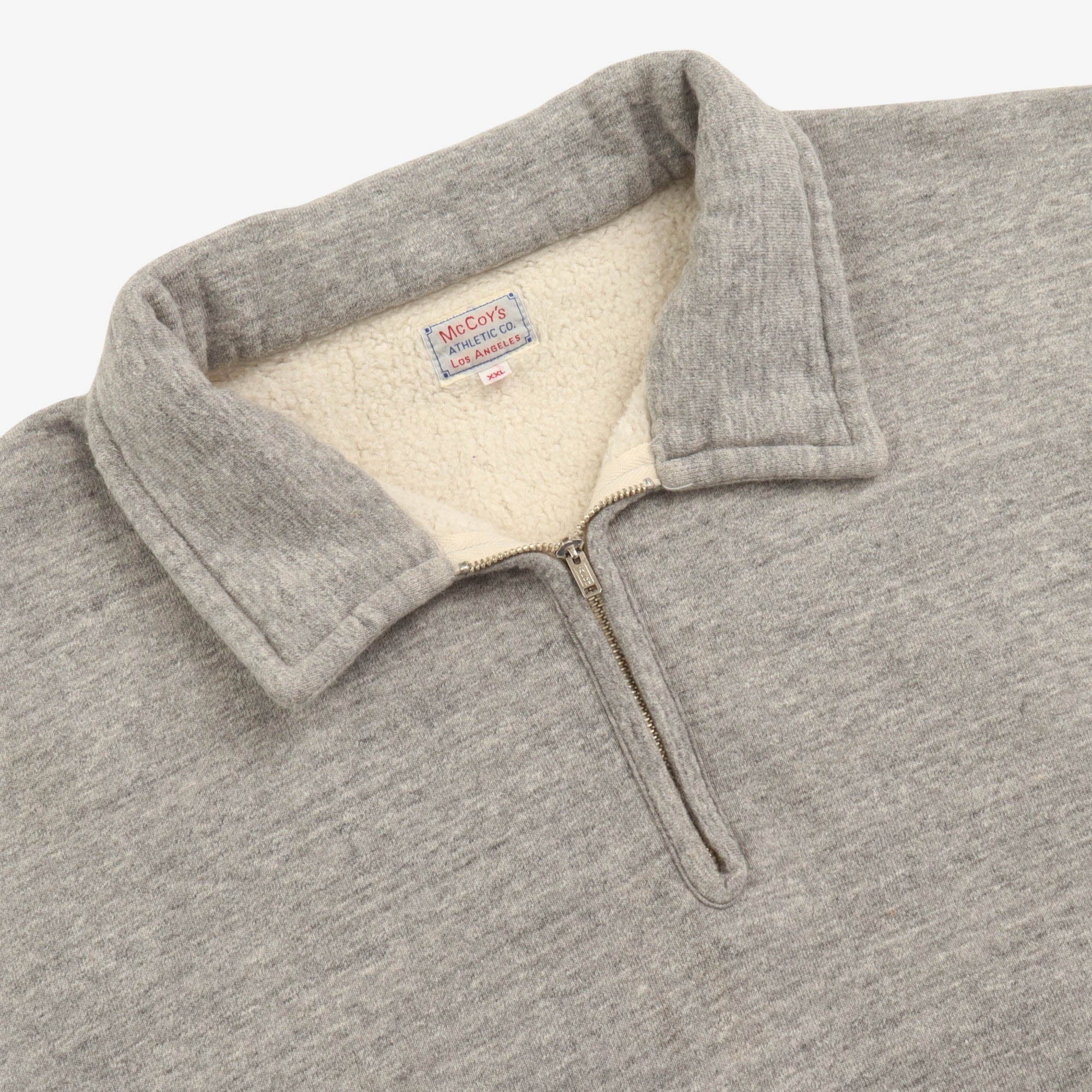 10oz Loopwheel 1/4 Zip Sweatshirt