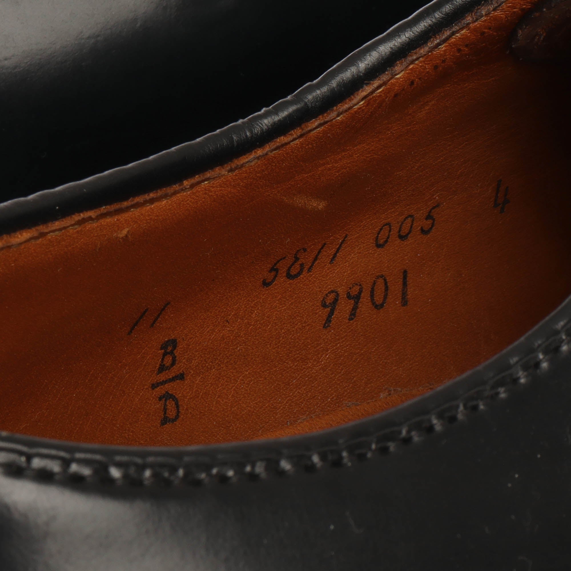 9901 Cordovan Plain Toe Blucher