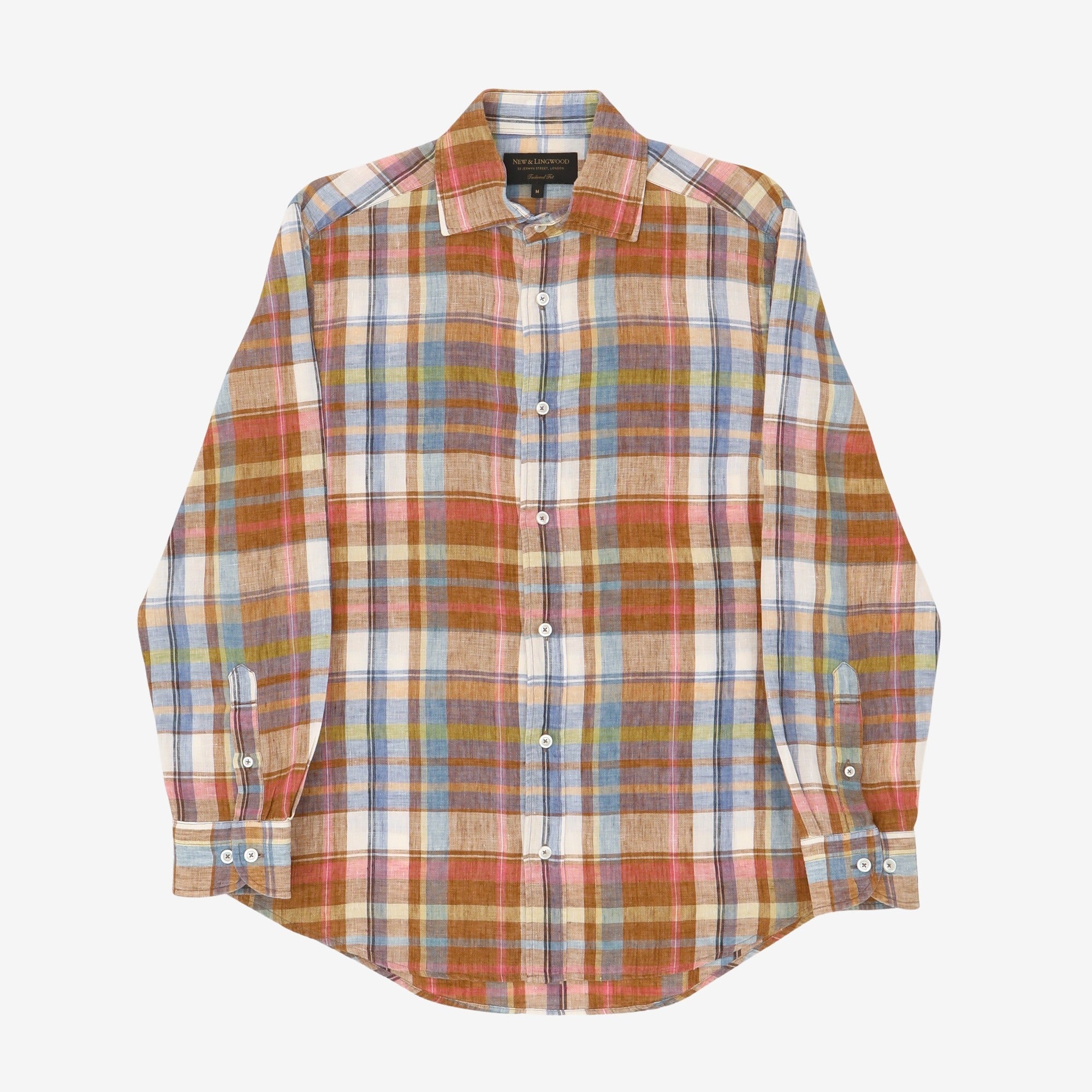 Linen Check Shirt