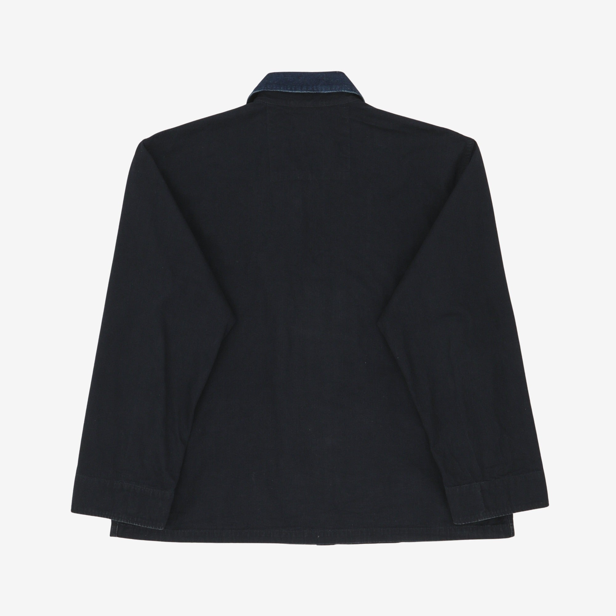 Indigo Matsuri Cross Zip Up Jacket
