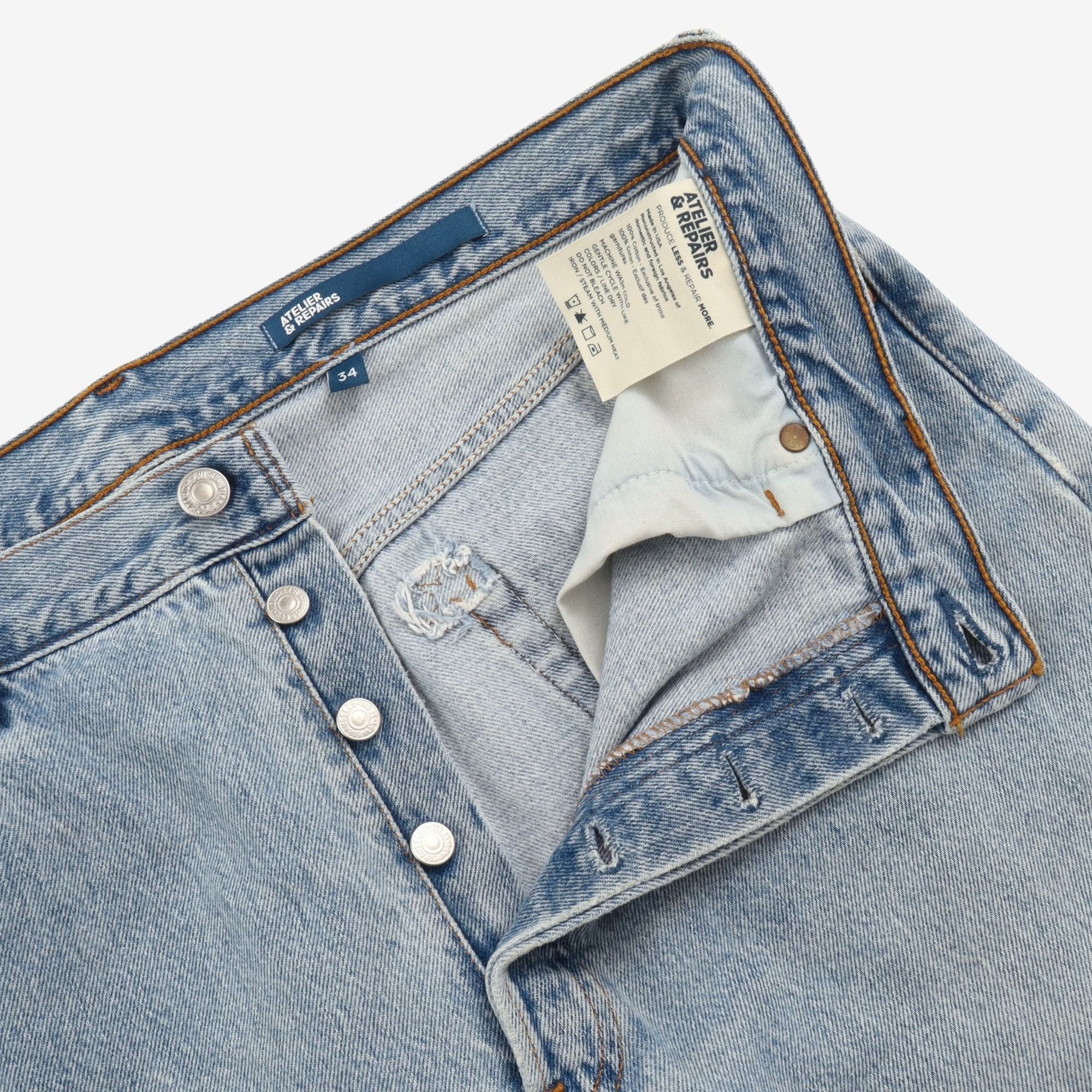 The Detroit Patchwork Denim (34W X 28.5L)