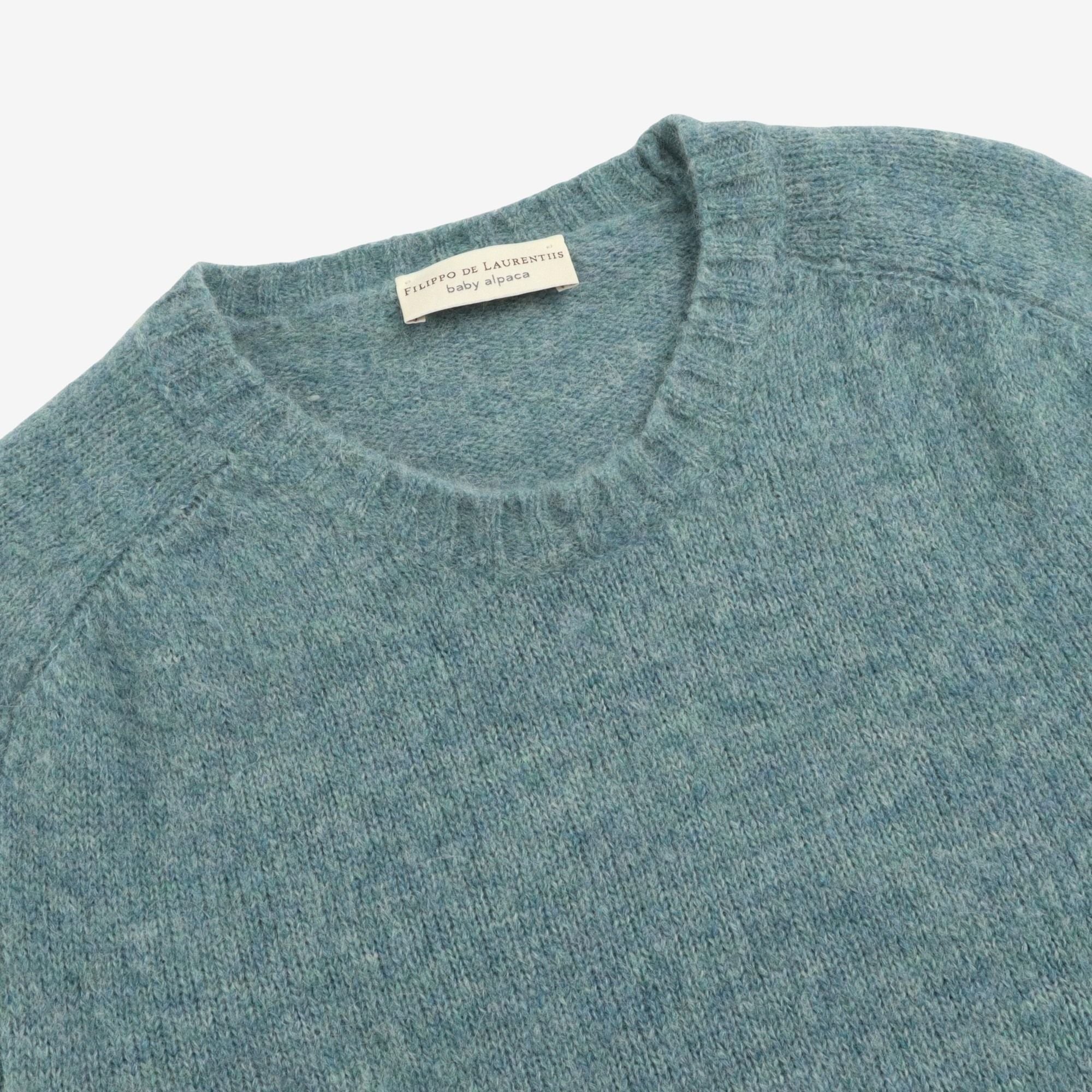 Wool Alpaca Crewneck Sweater